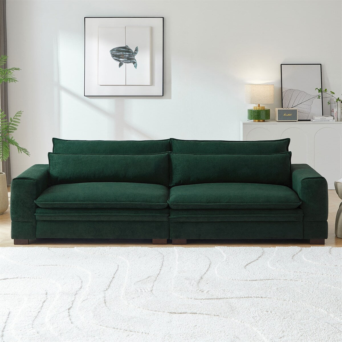 Canapé de style milieu de siècle de 266 cm (104,72 pouces)