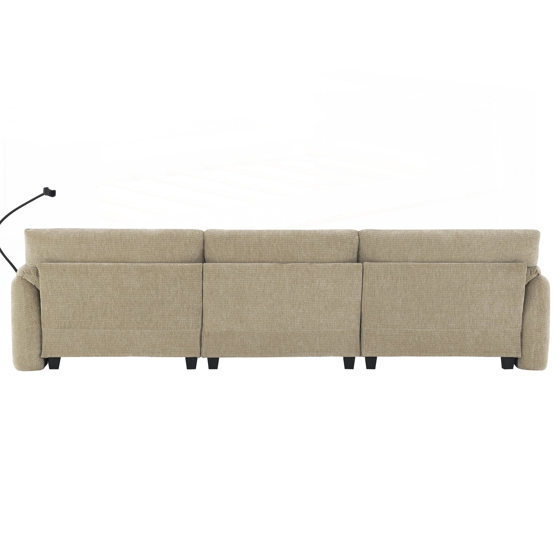 Canapé d'angle modulable de 108 pouces