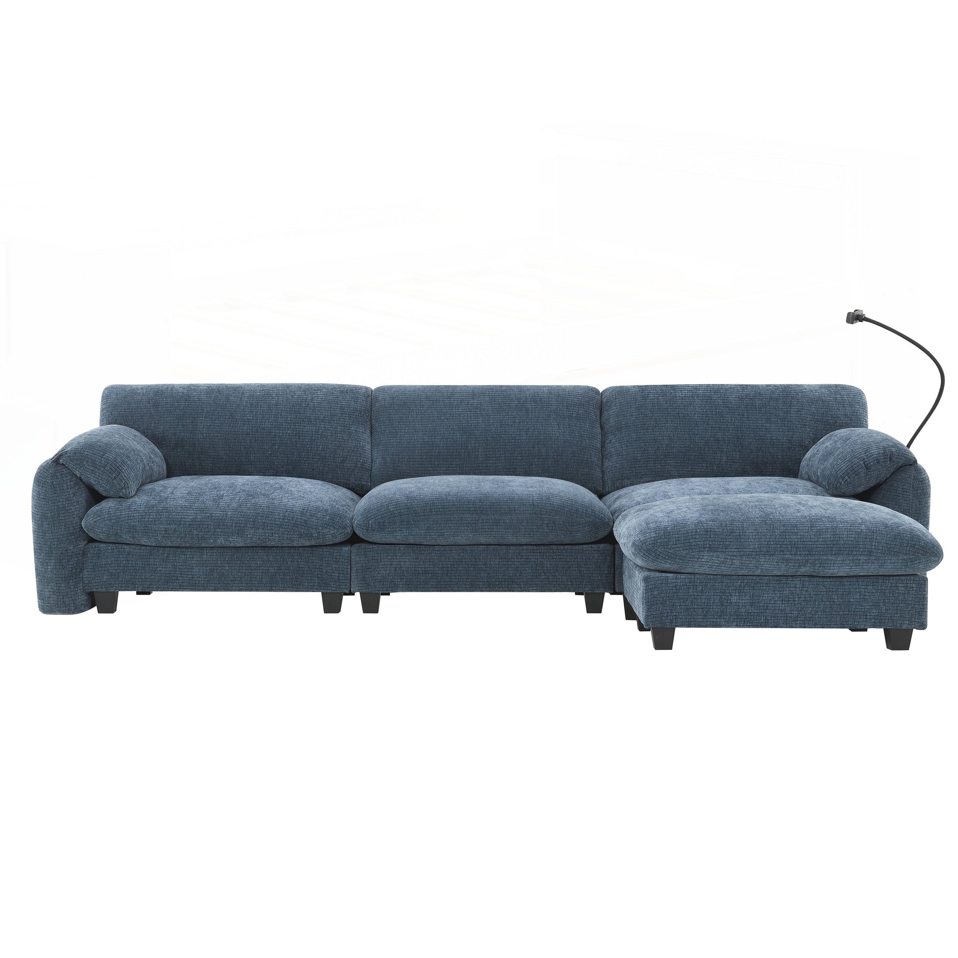 Canapé d'angle modulable de 108 pouces