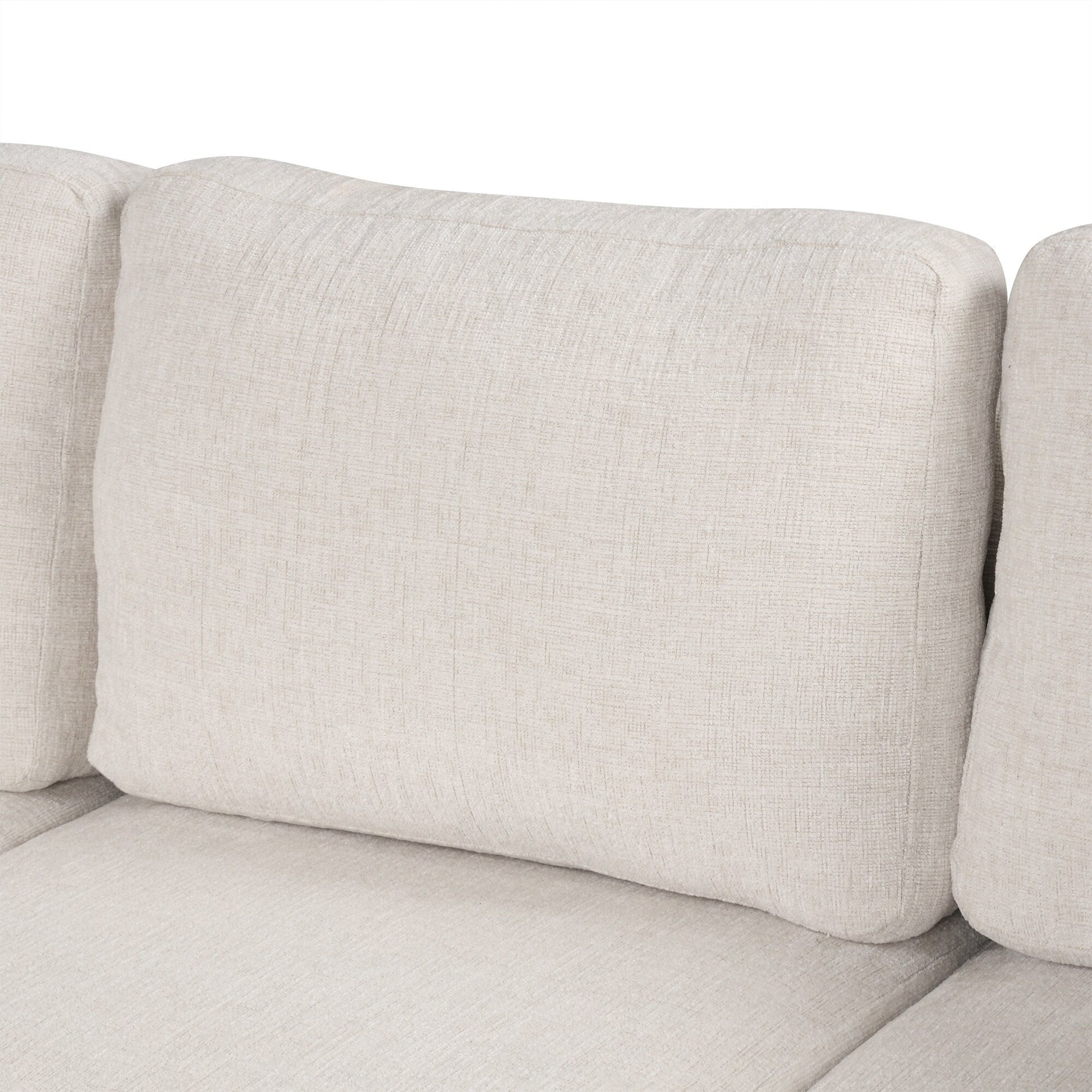 Canapé d'angle modulable en U de 274 cm avec lit escamotable, ports USB et porte-gobelets doubles pour le salon.