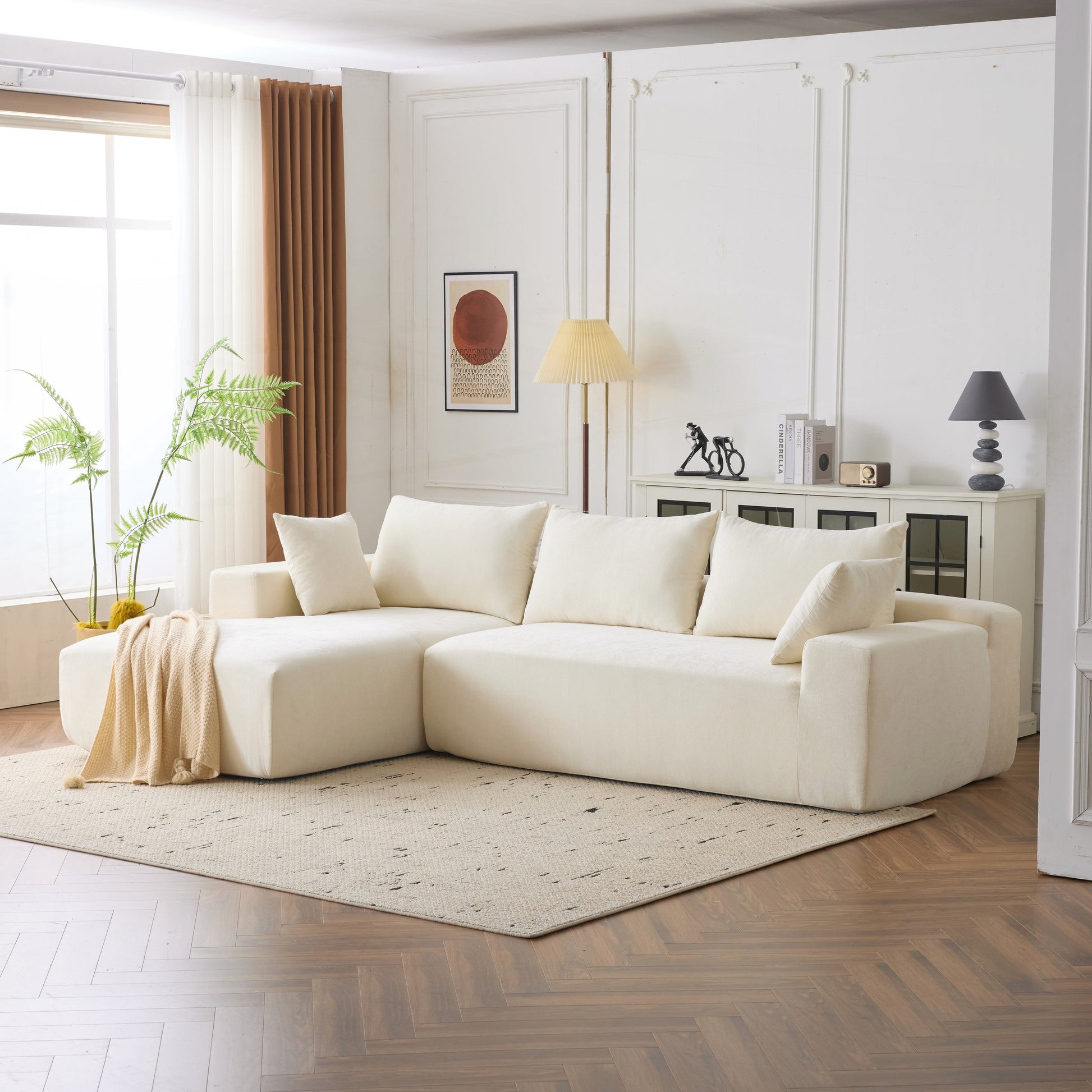 Canapé modulaire extra-profond de 274 x 173 cm (108 x 68 pouces)