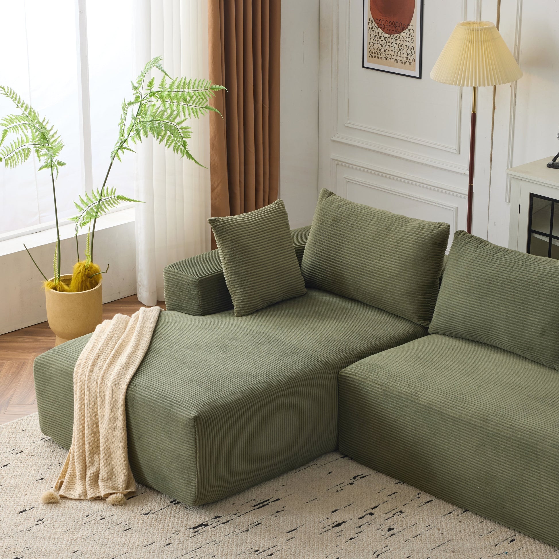 Canapé modulaire extra-profond de 274 x 173 cm (108 x 68 pouces)