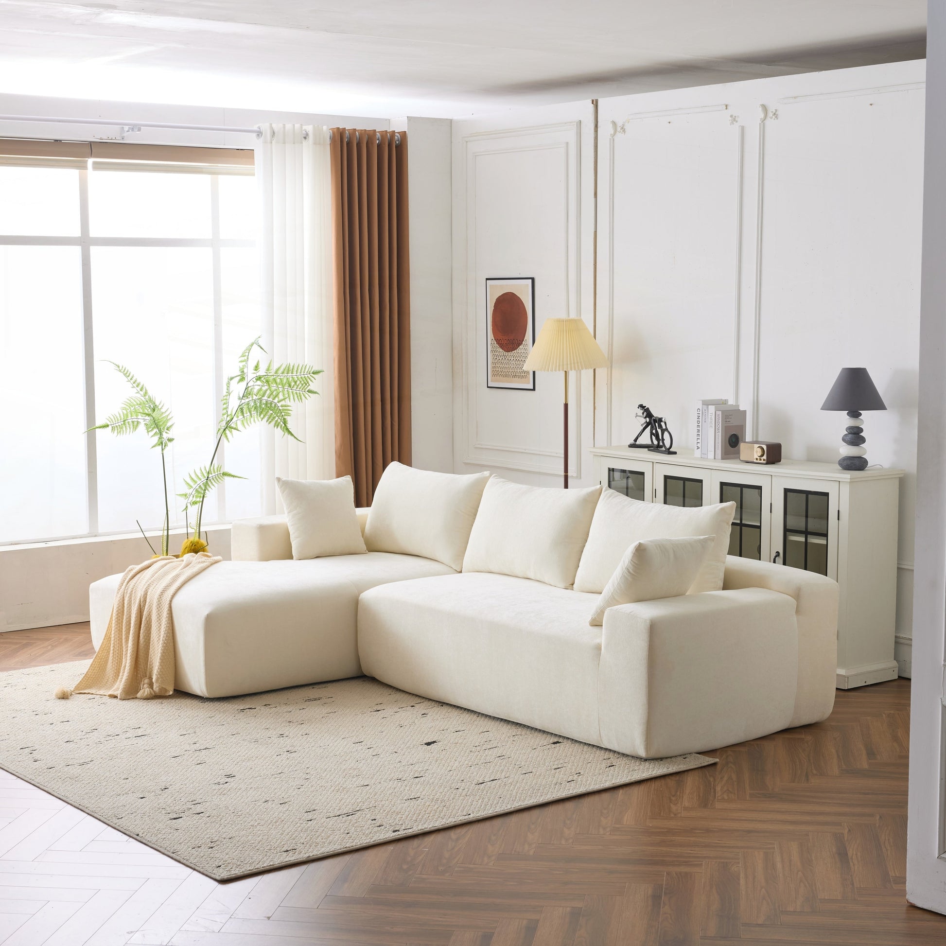 Canapé modulaire extra-profond de 274 x 173 cm (108 x 68 pouces)