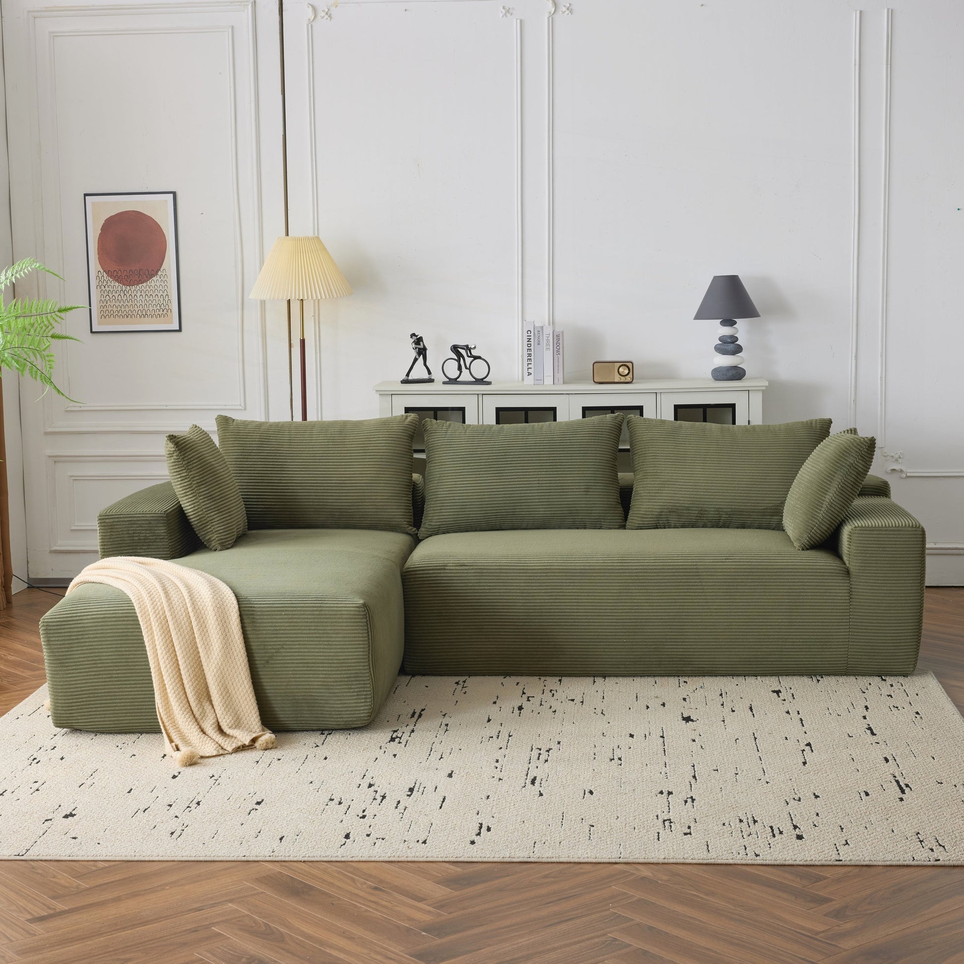 Canapé modulaire extra-profond de 274 x 173 cm (108 x 68 pouces)