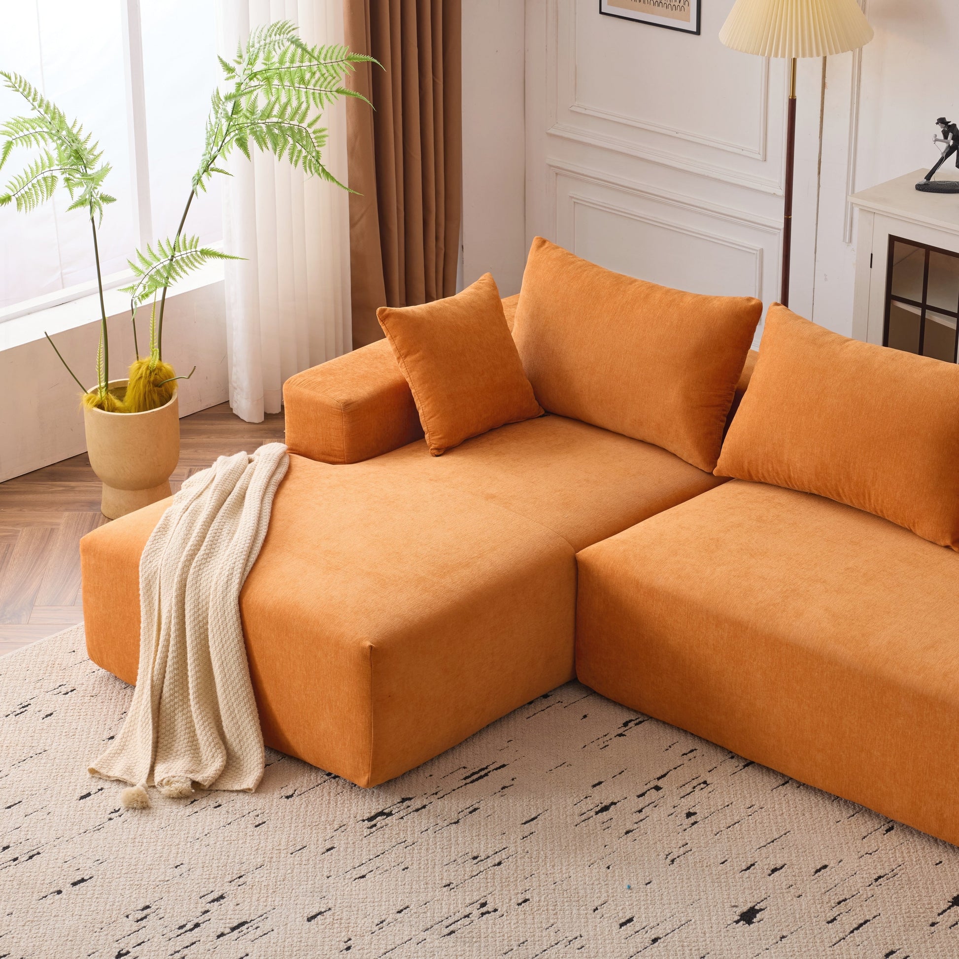 Canapé modulaire extra-profond de 274 x 173 cm (108 x 68 pouces)