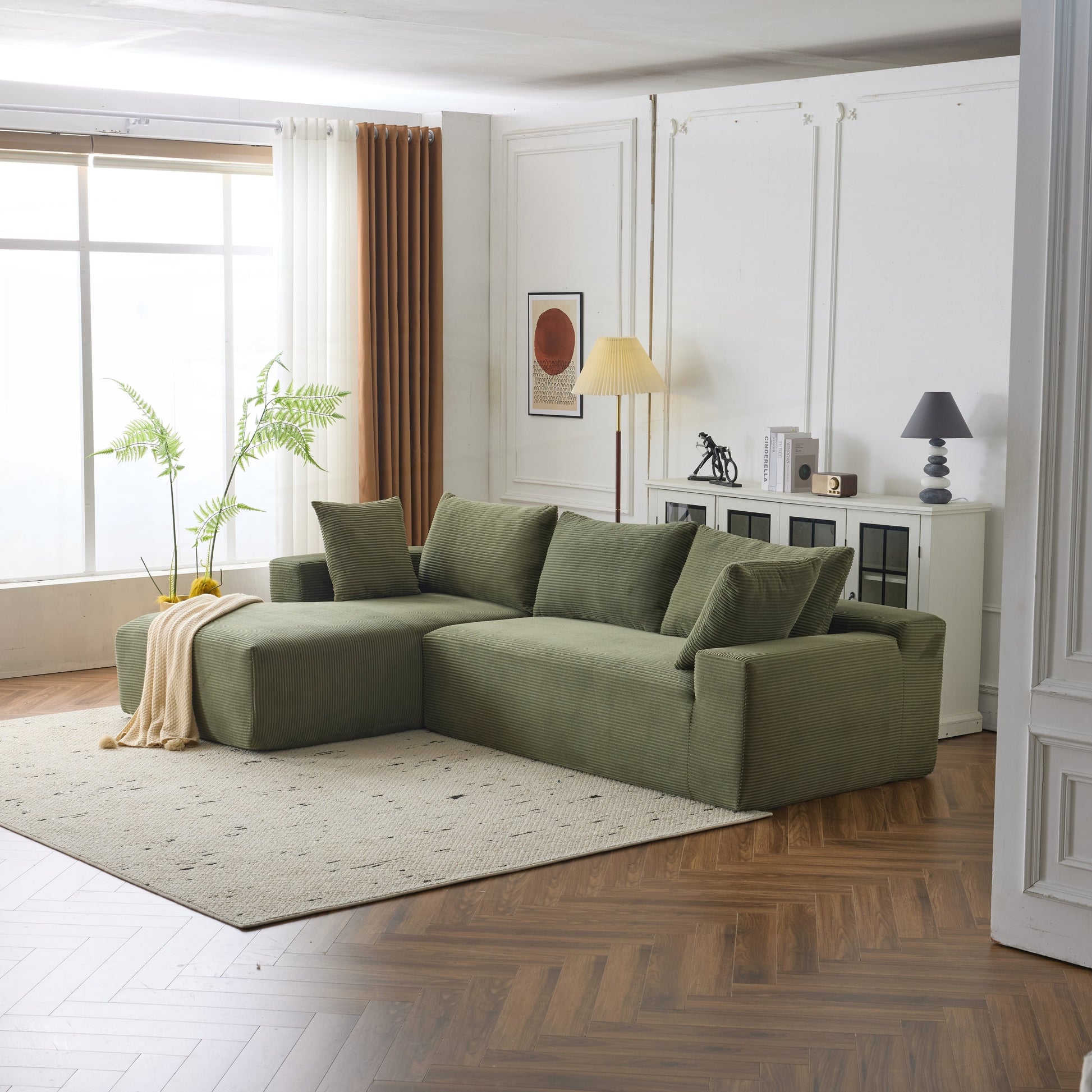 Canapé modulaire extra-profond de 274 x 173 cm (108 x 68 pouces)