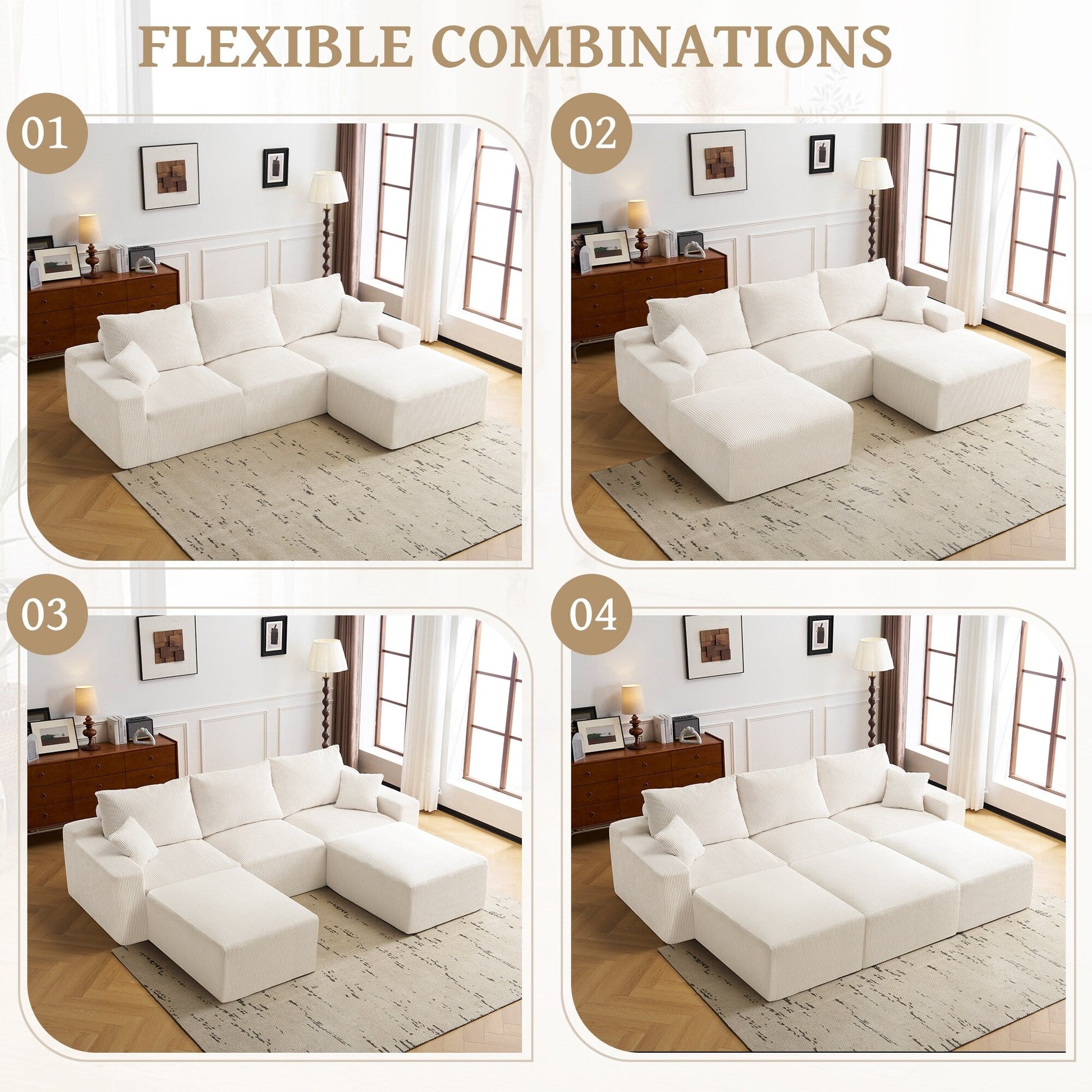 Canapé d'angle en forme de L 110, canapé-lit 3 places à compression complète avec méridienne