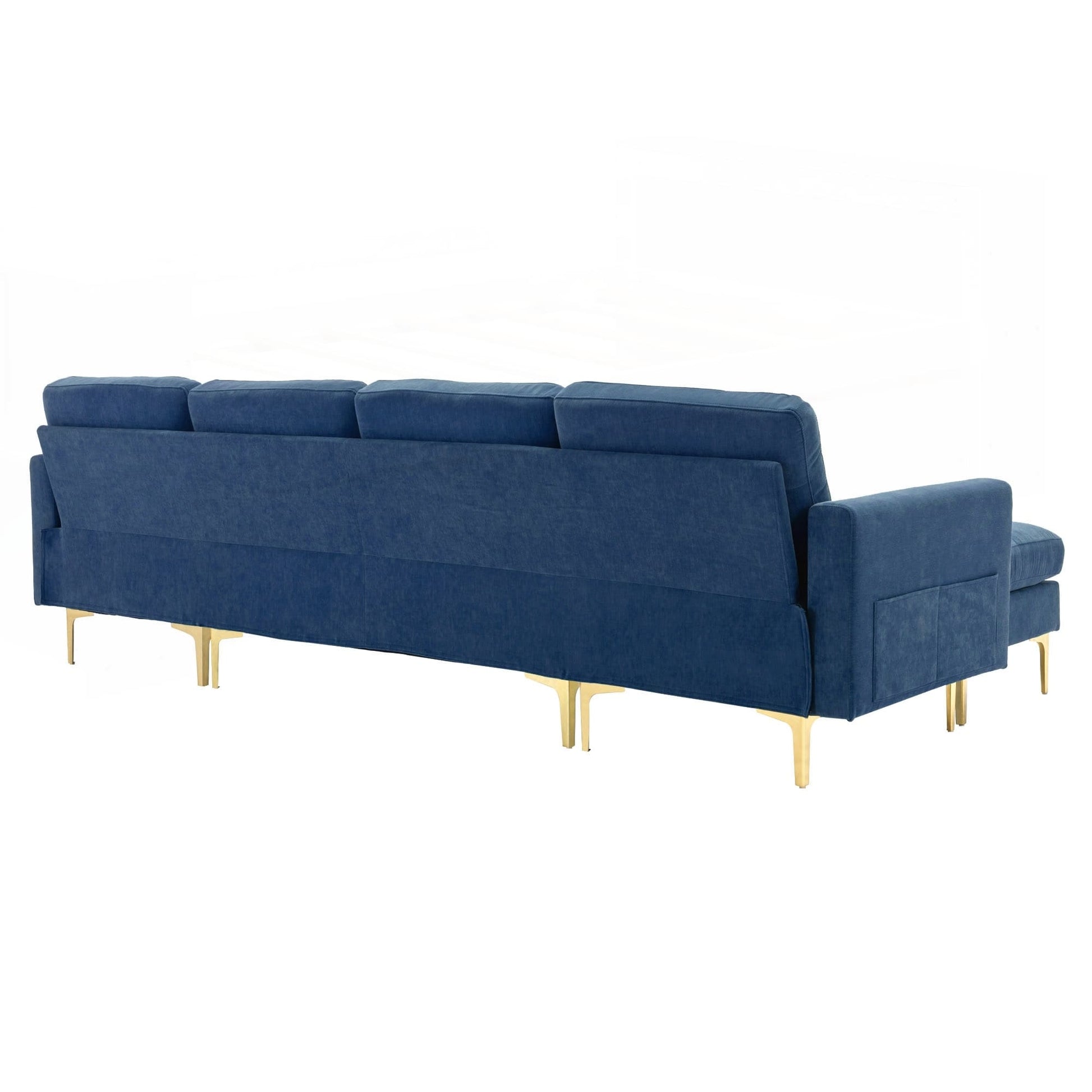 Canapé d'angle convertible en forme de L de 110 pouces