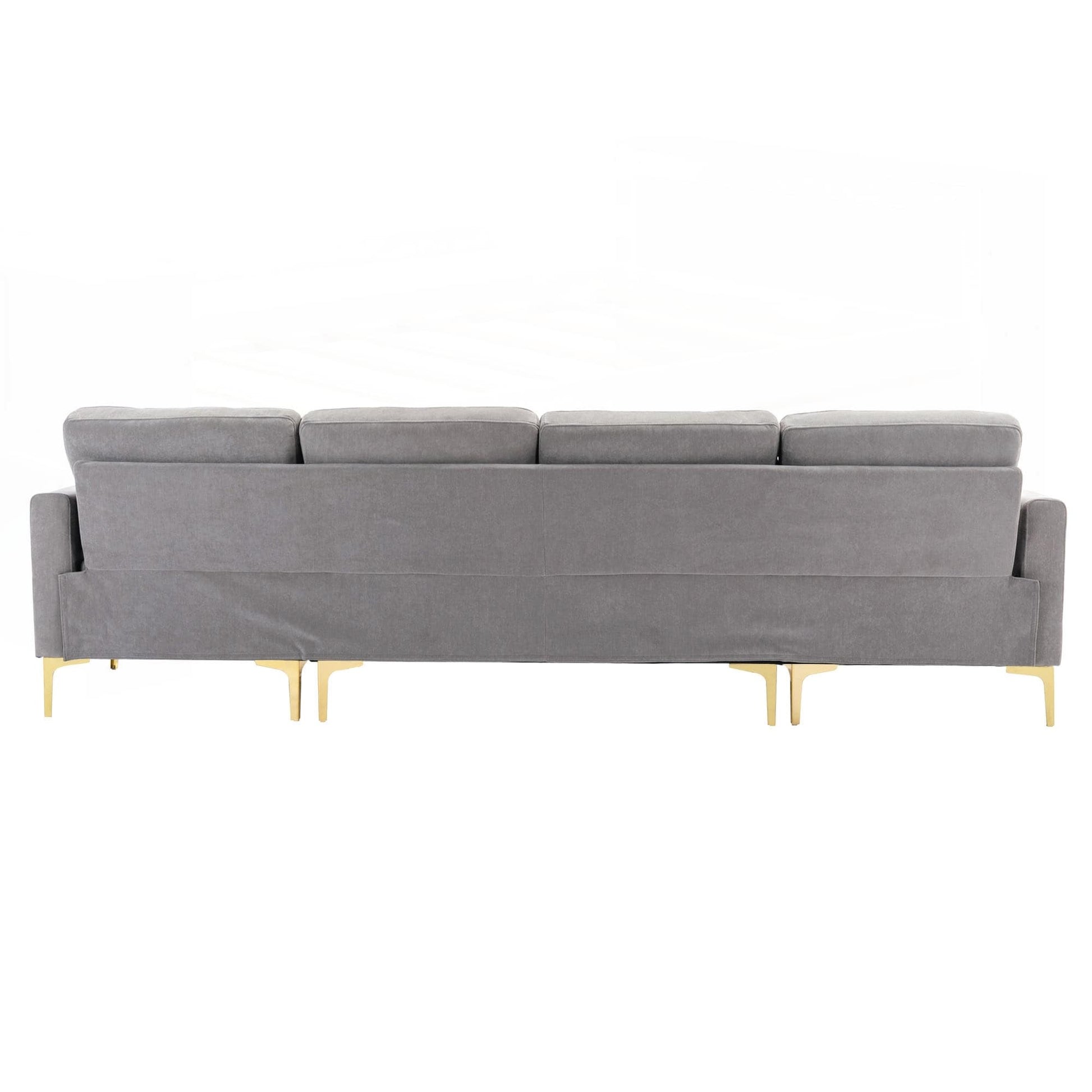 Canapé d'angle convertible en forme de L de 110 pouces