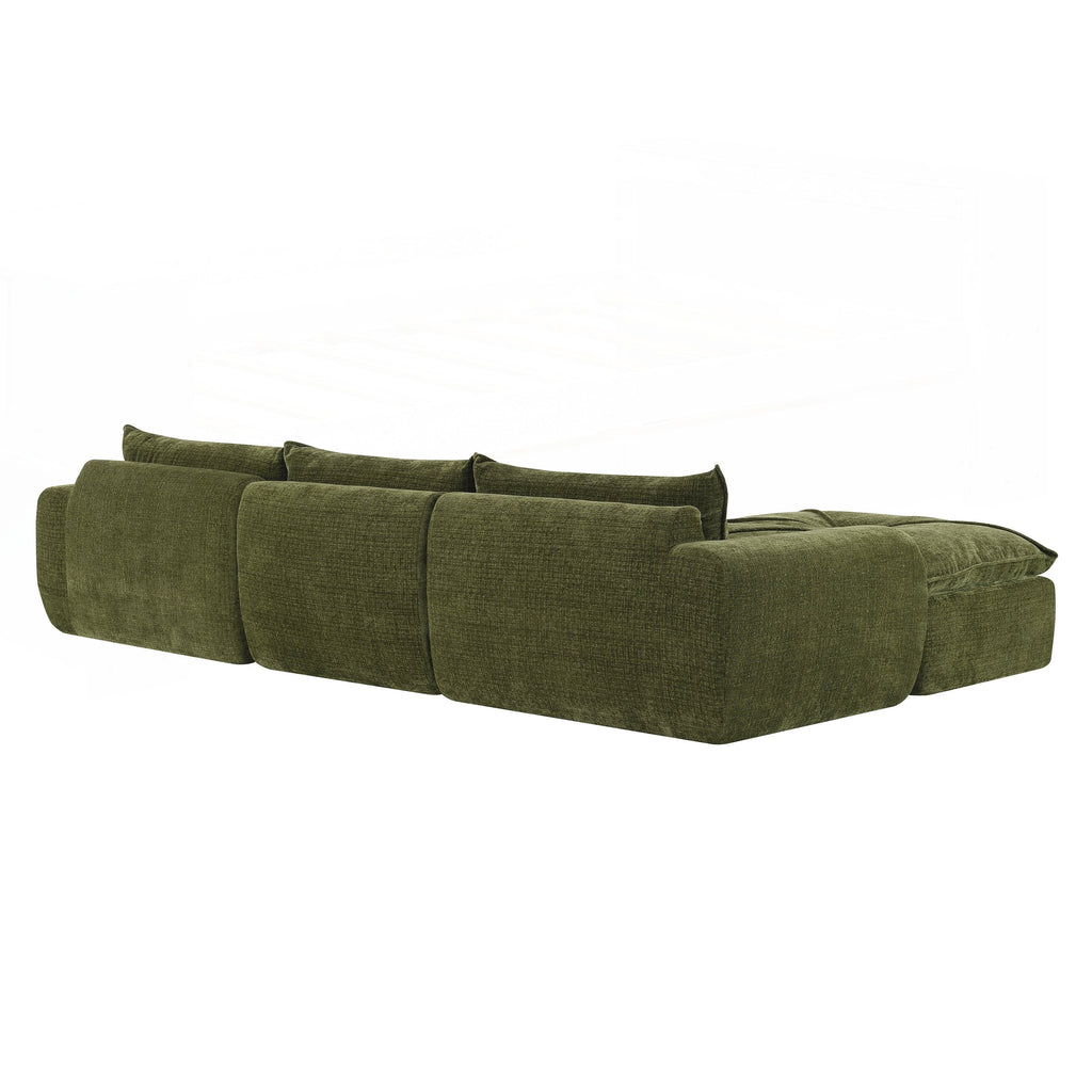 Canapé 116 pouces entièrement compressé avec mousse haute densité