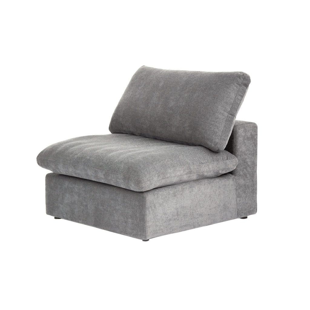 Canapé d'angle moderne en forme de L, 120 cm, en lin, canapé modulable avec pouf coffre.