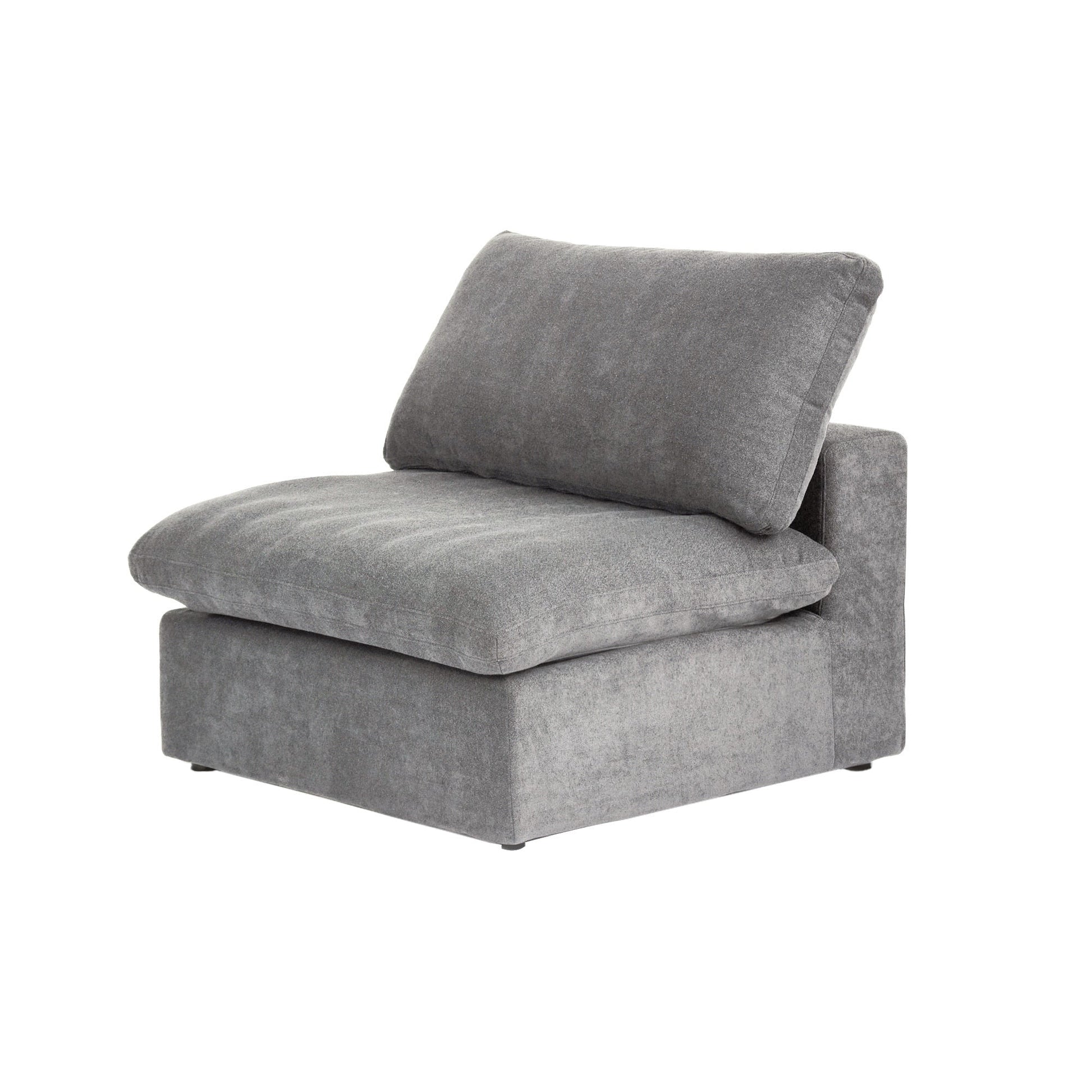 Canapé d'angle moderne en forme de L, 120 cm, en lin, canapé modulable avec pouf coffre.