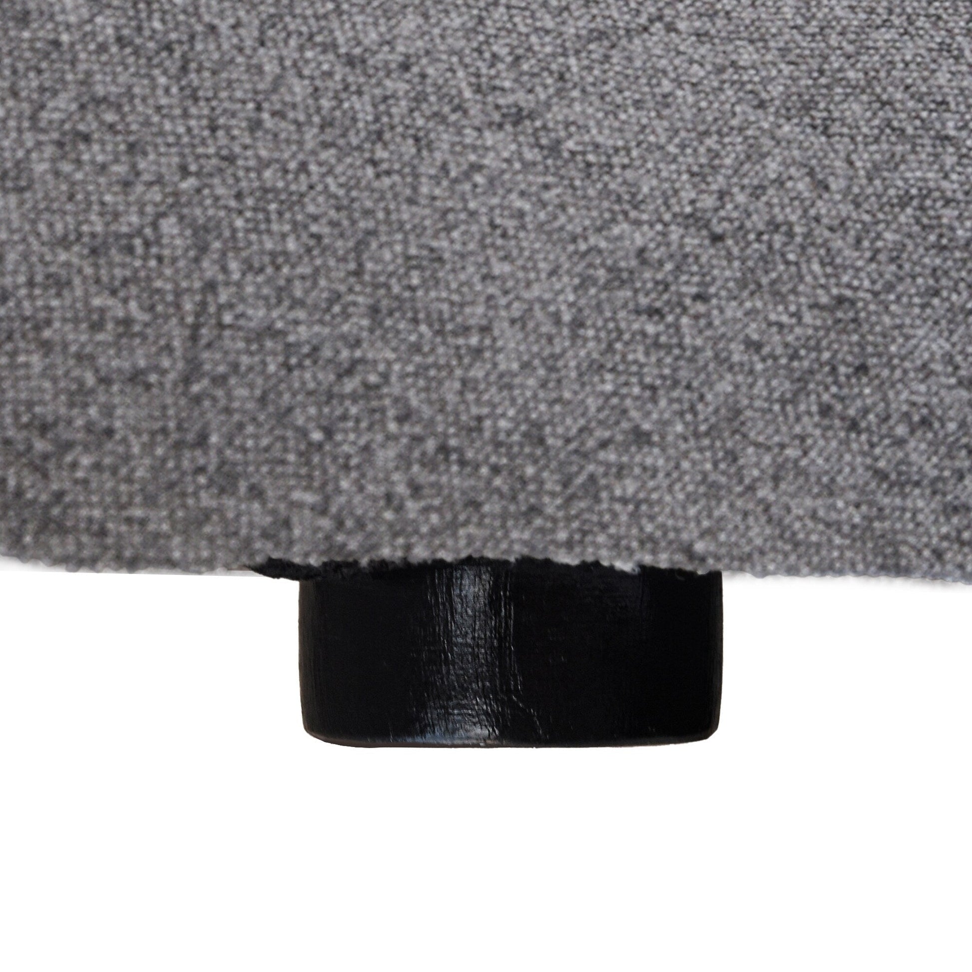 Canapé d'angle moderne en forme de L, 120 cm, en lin, canapé modulable avec pouf coffre.