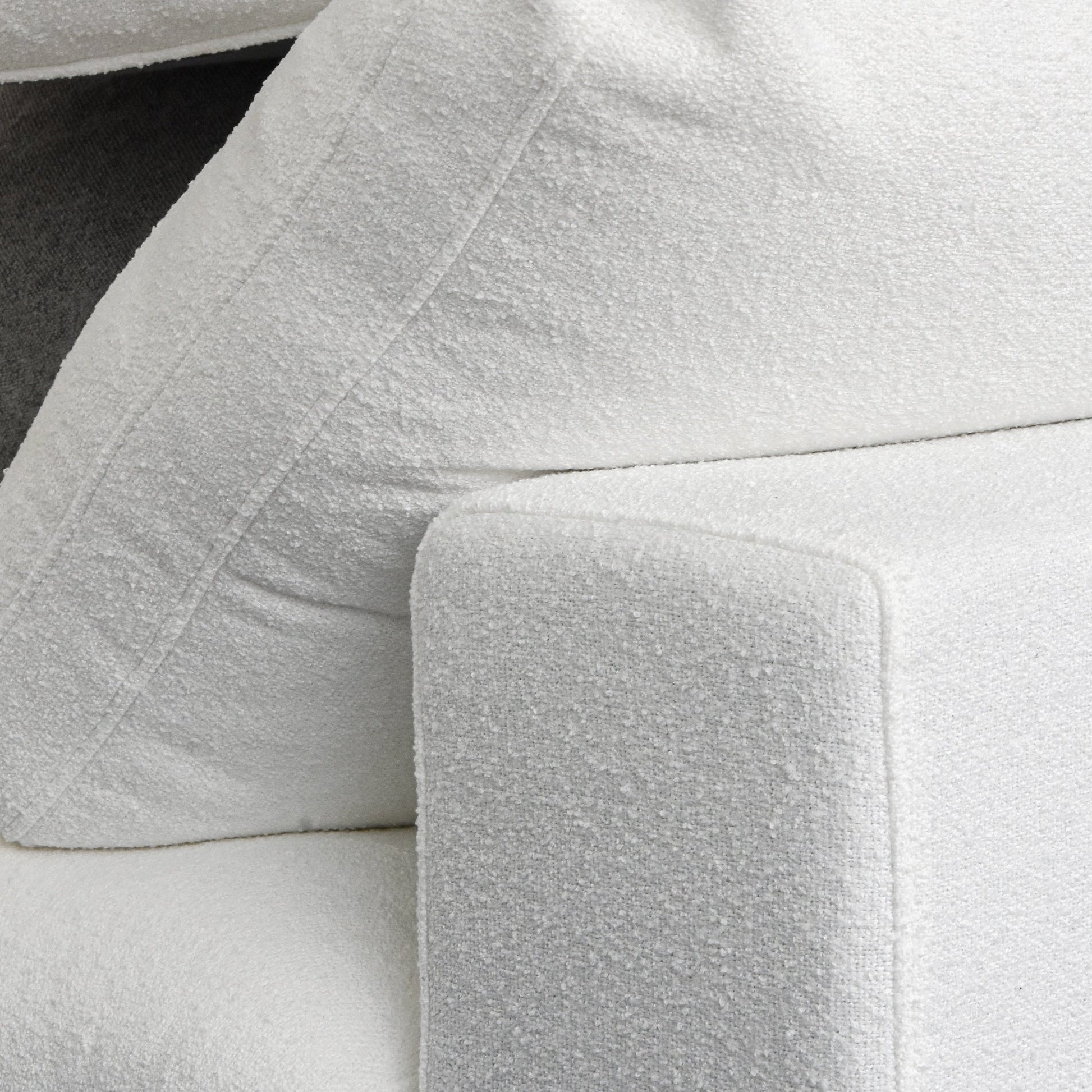 Canapé d'angle moderne en forme de L, 120 cm, en lin, canapé modulable avec pouf coffre.