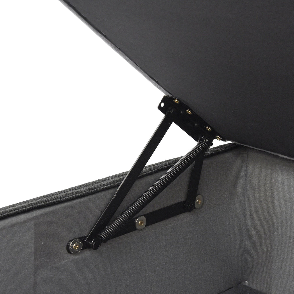 Canapé d'angle moderne en forme de L, 120 cm, en lin, canapé modulable avec pouf coffre.