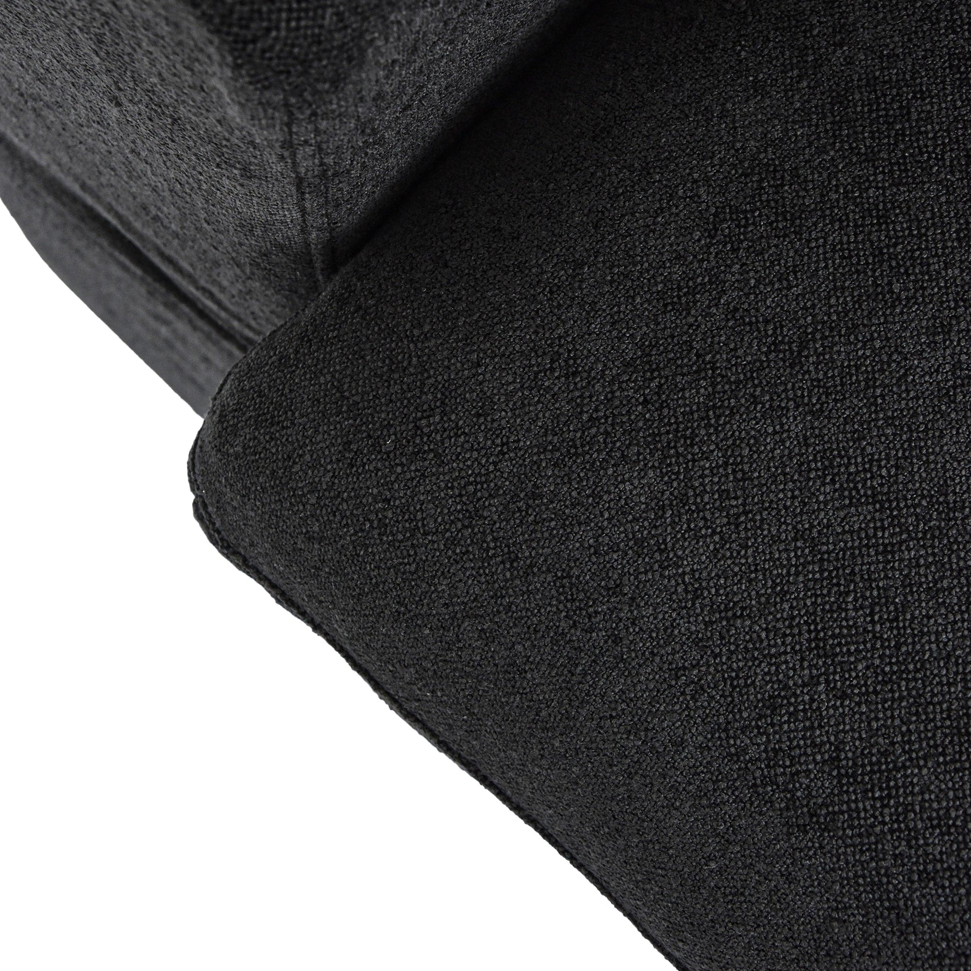 Canapé d'angle moderne en forme de L, 120 cm, en lin, canapé modulable avec pouf coffre.
