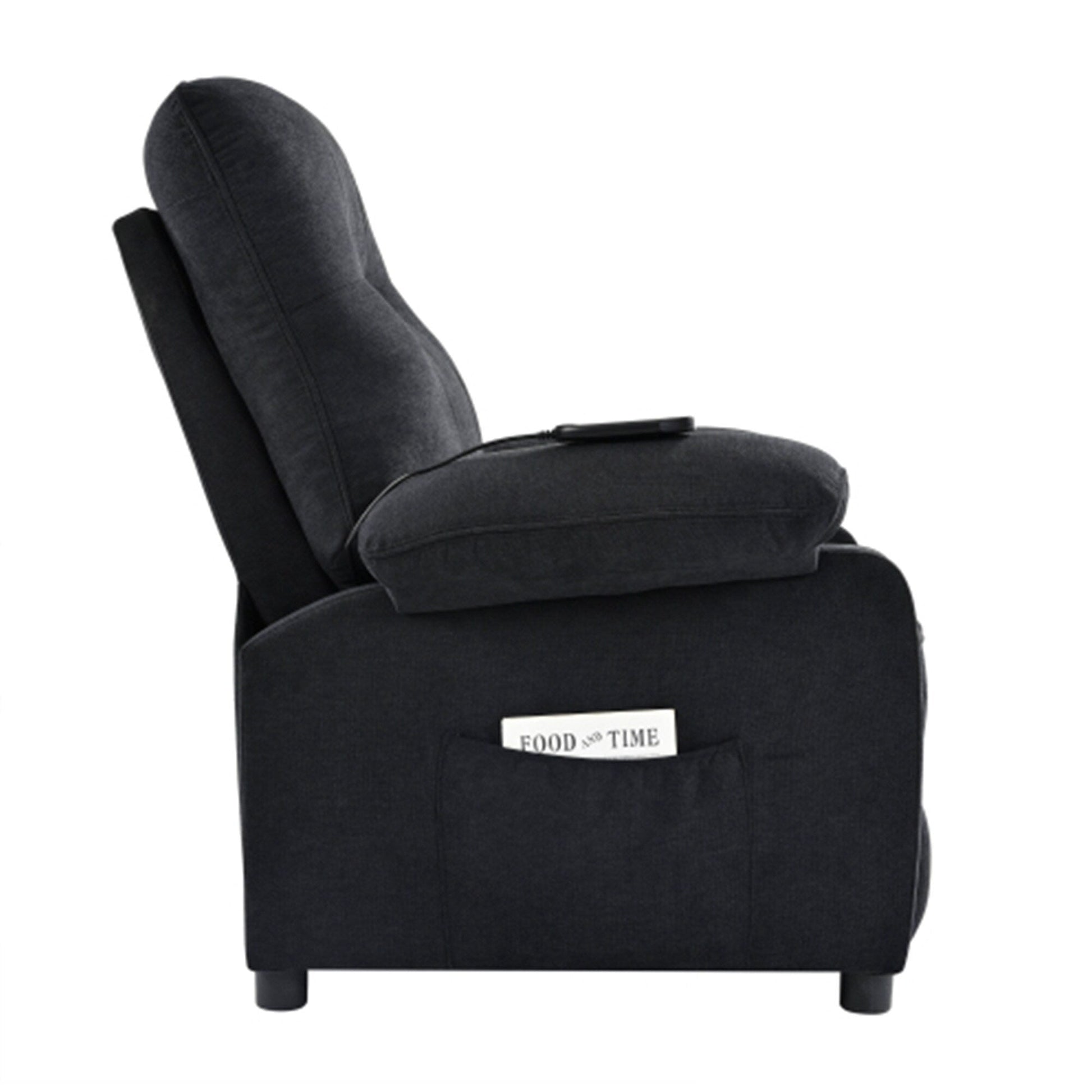 Fauteuil inclinable à 160° pour personnes âgées - Fauteuil inclinable électrique avec massage chauffant à 8 points, tissu chenille doux