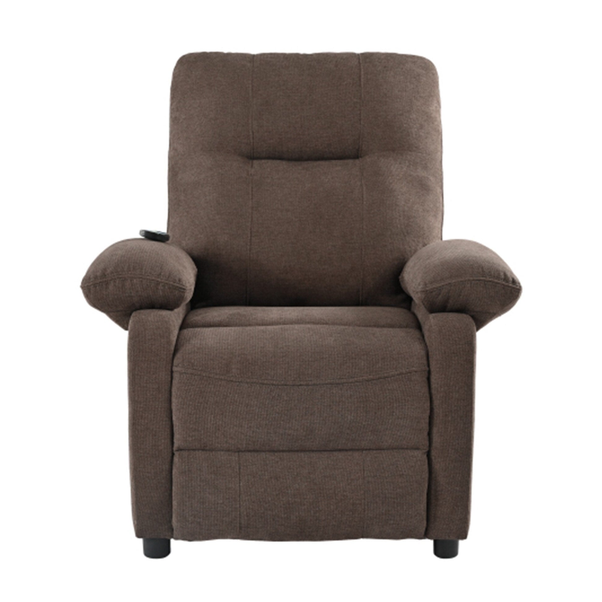 Fauteuil inclinable à 160° pour personnes âgées - Fauteuil inclinable électrique avec massage chauffant à 8 points, tissu chenille doux