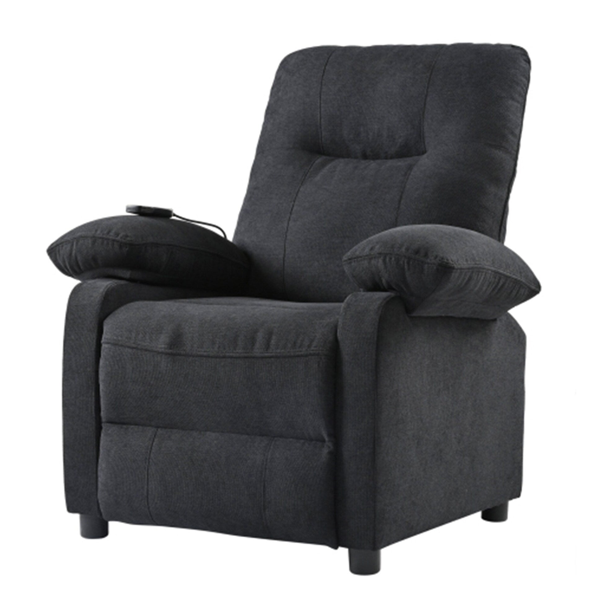 Fauteuil inclinable à 160° pour personnes âgées - Fauteuil inclinable électrique avec massage chauffant à 8 points, tissu chenille doux