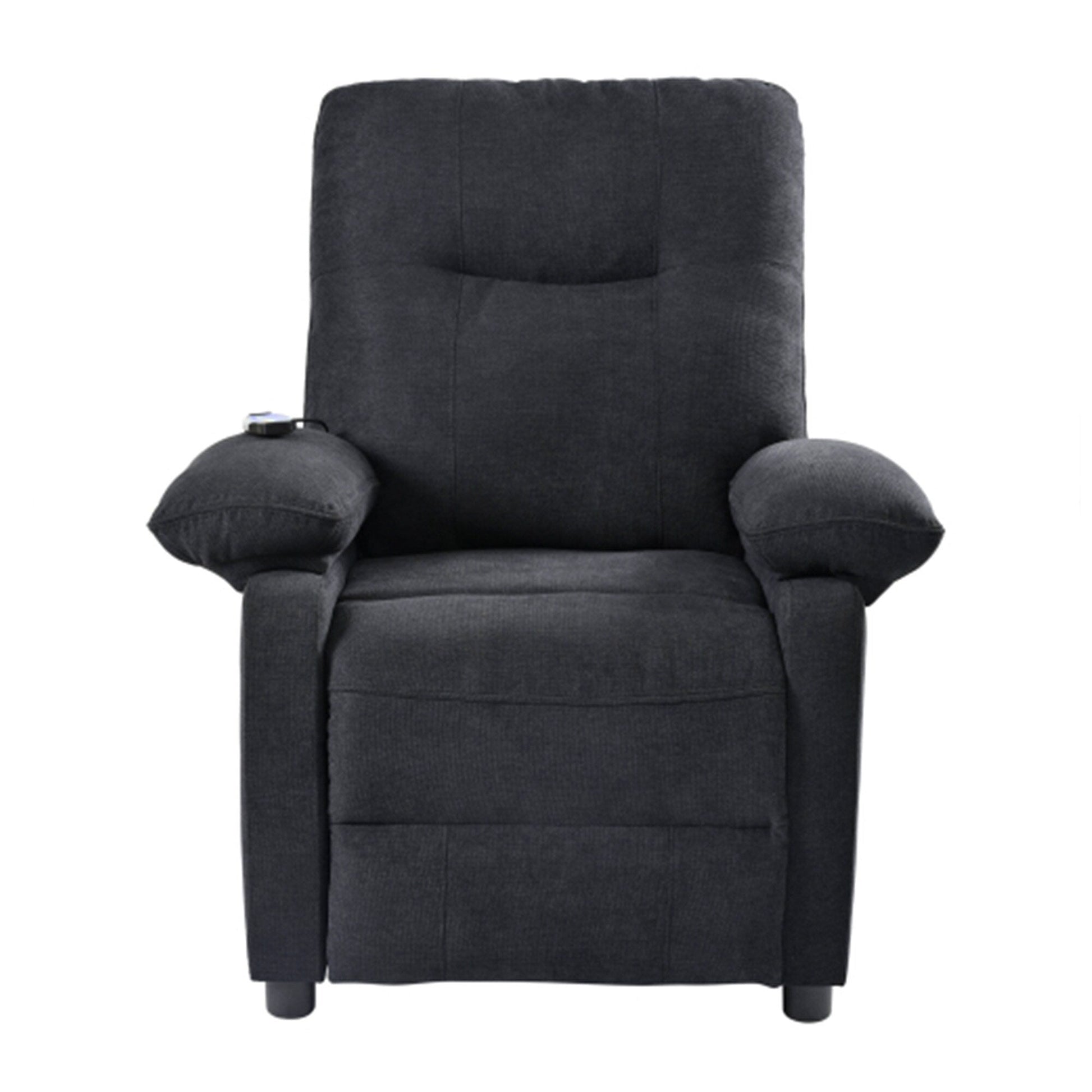 Fauteuil inclinable à 160° pour personnes âgées - Fauteuil inclinable électrique avec massage chauffant à 8 points, tissu chenille doux