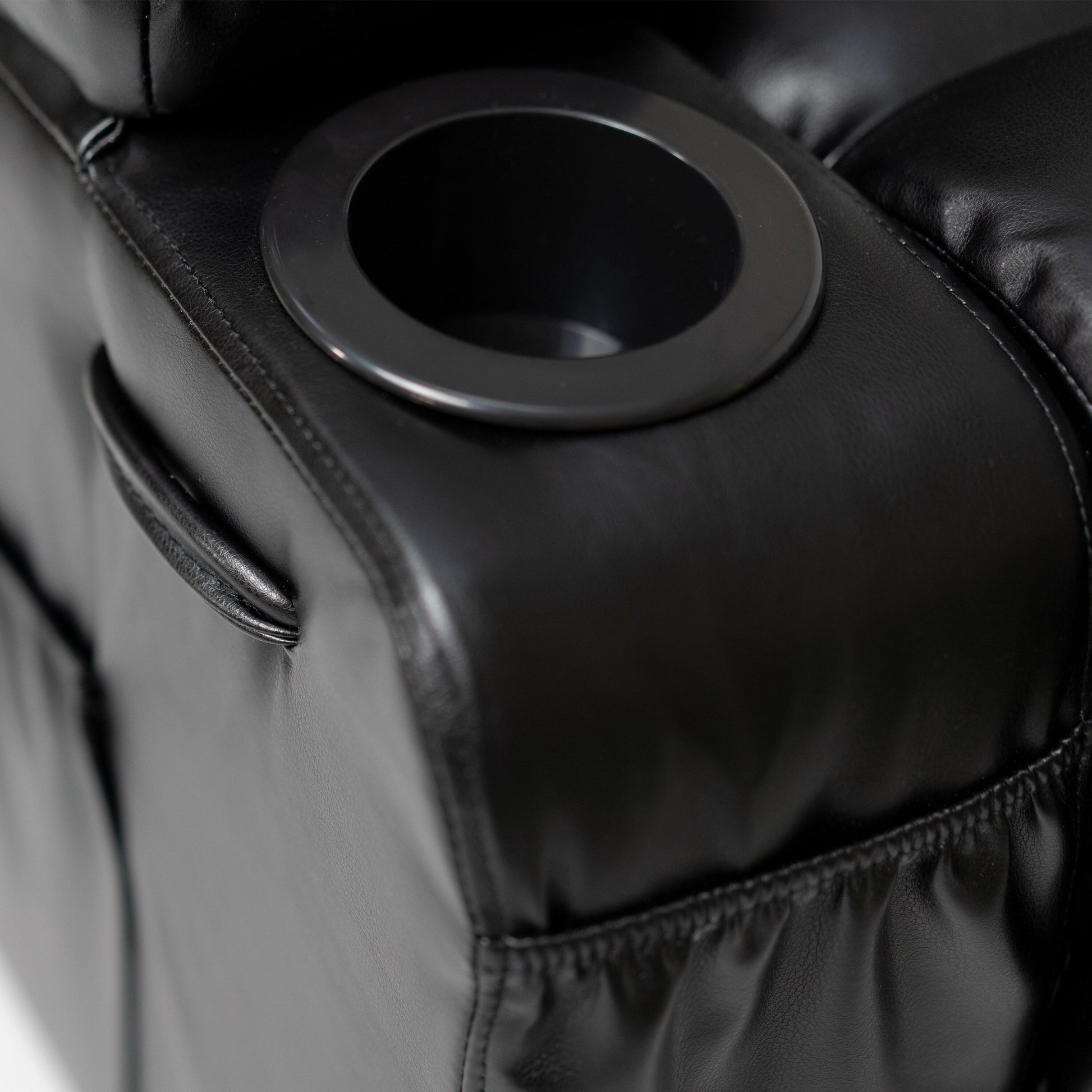 Fauteuil inclinable électrique à levage électrique de grande taille 21W, massage vibratoire à 8 points et chaleur lombaire, télécommande, poches latérales, porte-gobelets