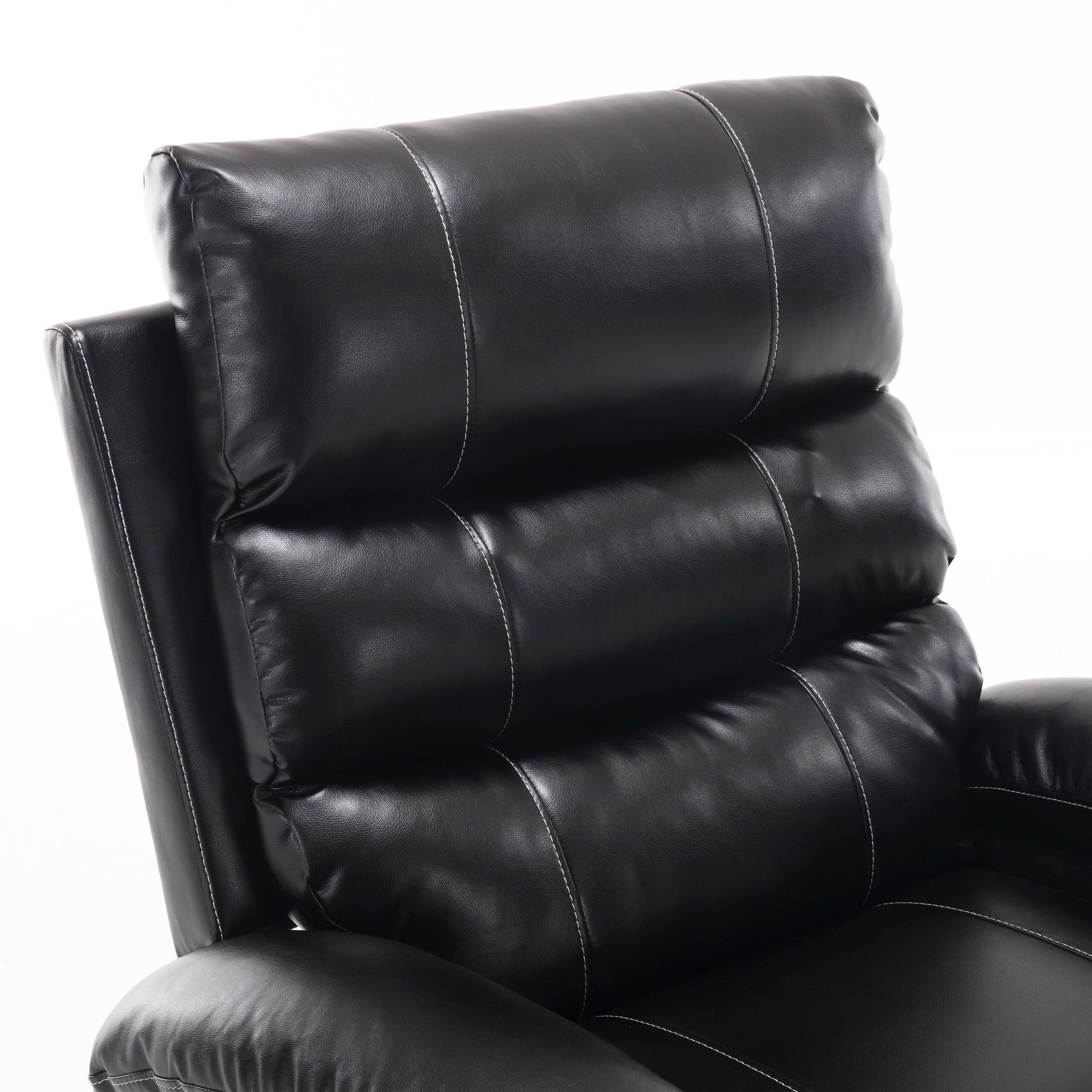 Fauteuil inclinable électrique à levage électrique de grande taille 21W, massage vibratoire à 8 points et chaleur lombaire, télécommande, poches latérales, porte-gobelets