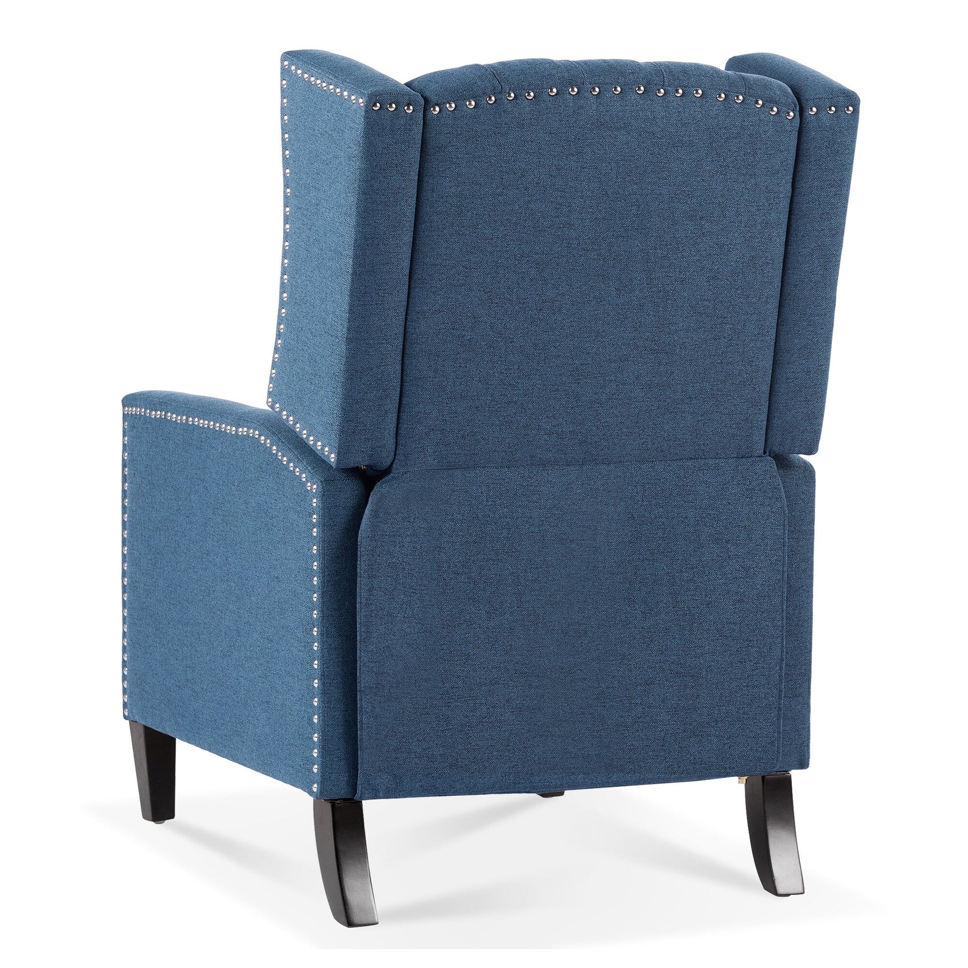 Fauteuil inclinable à dossier fixe en tissu, largeur 27,16 pouces, à commande manuelle.