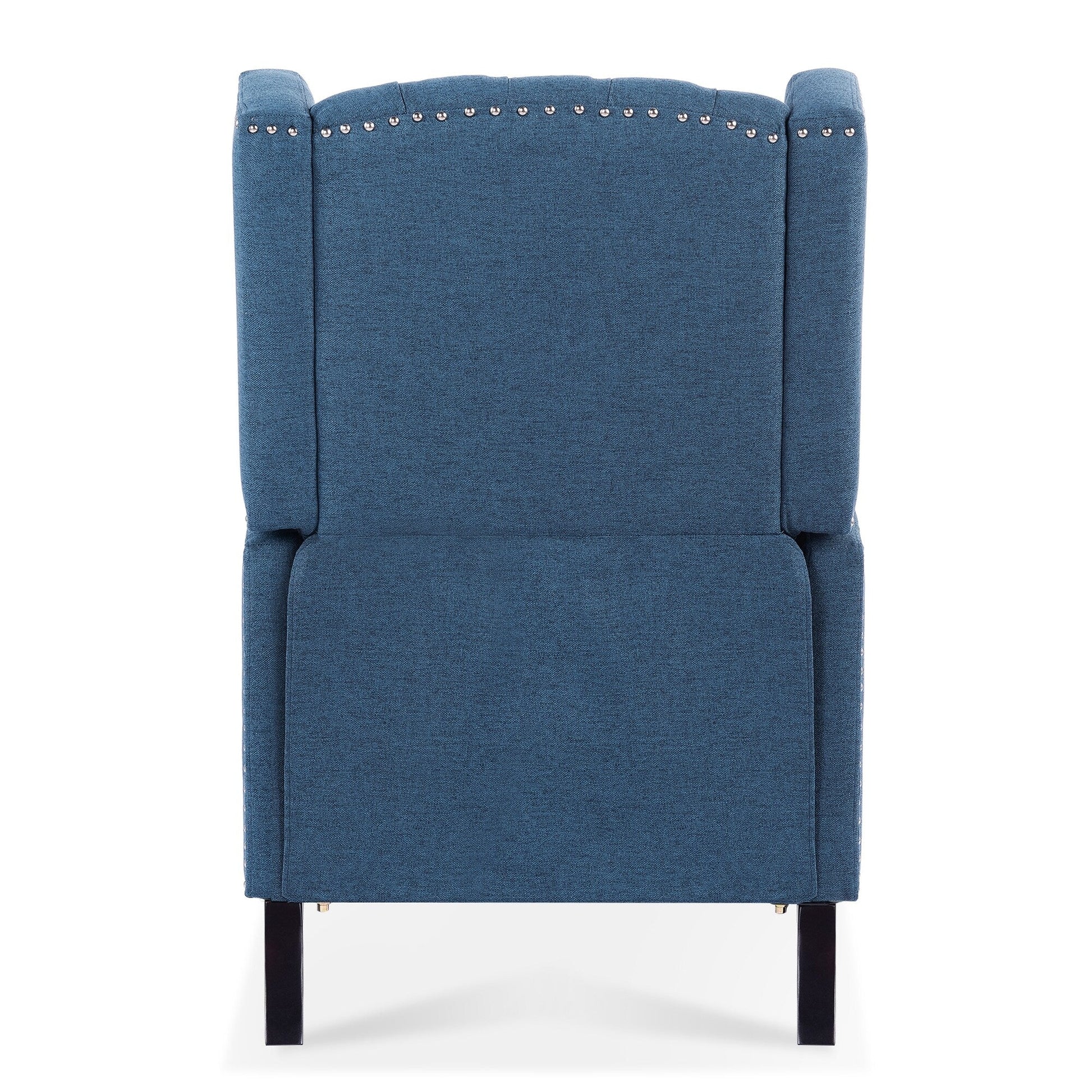 Fauteuil inclinable à dossier fixe en tissu, largeur 27,16 pouces, à commande manuelle.