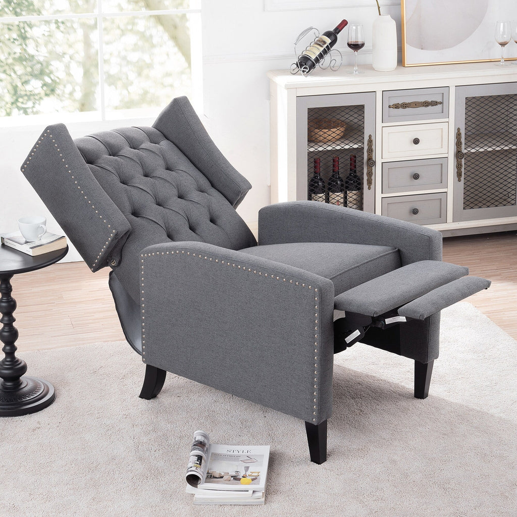 Fauteuil inclinable manuel à accoudoirs de 69 cm de large
