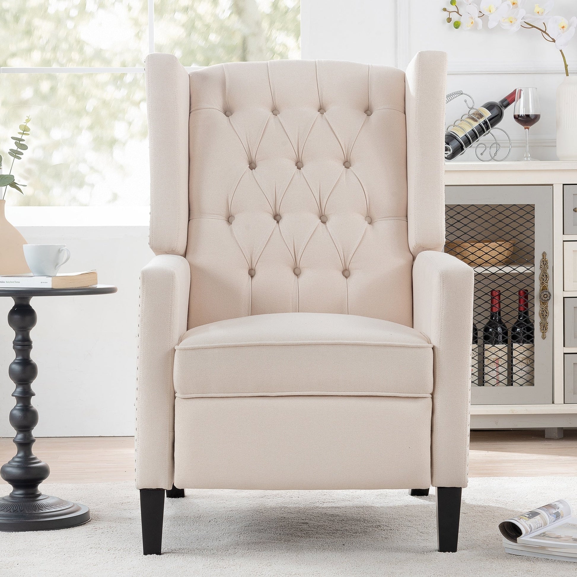 Fauteuil inclinable manuel à accoudoirs de 69 cm de large