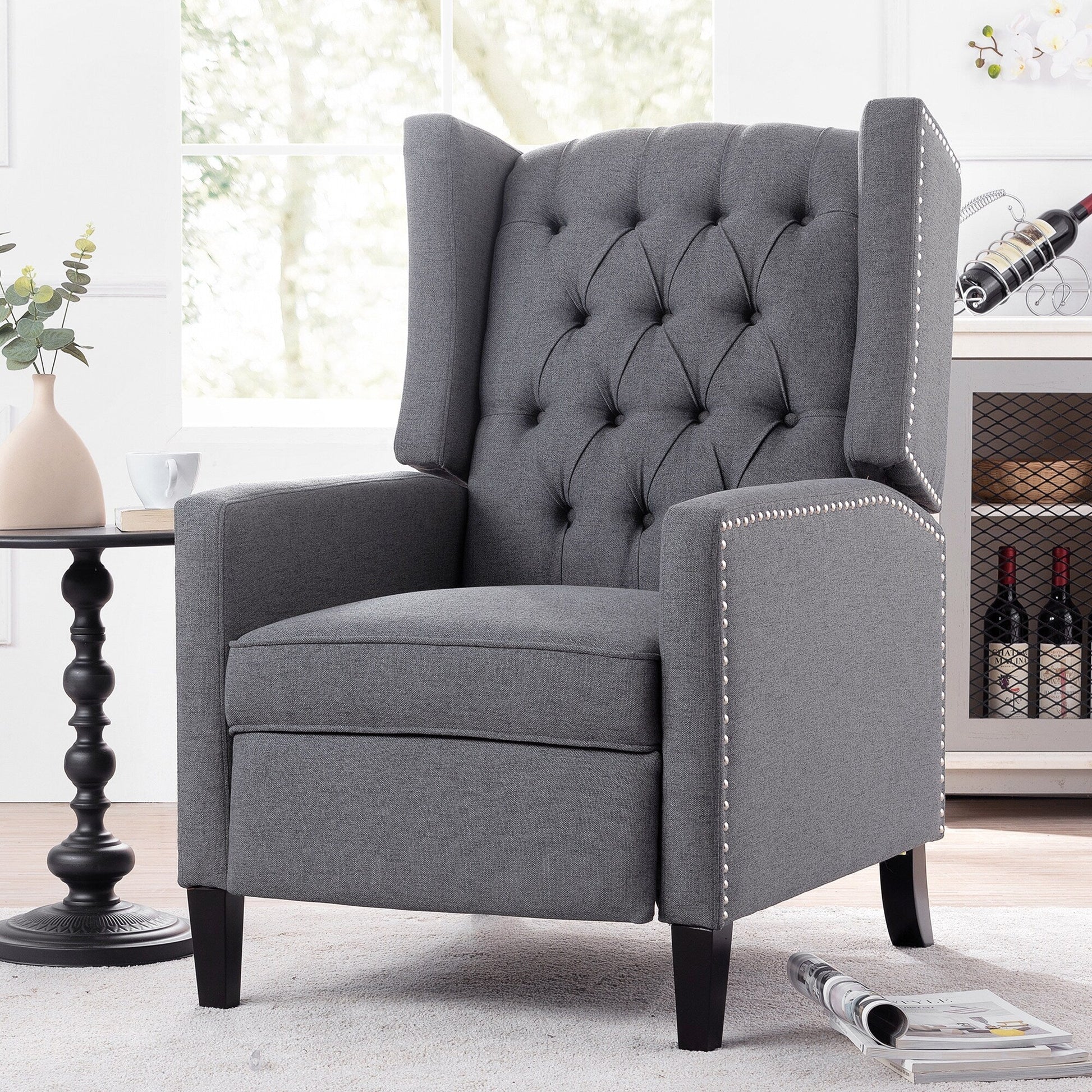 Fauteuil inclinable manuel à accoudoirs de 69 cm de large