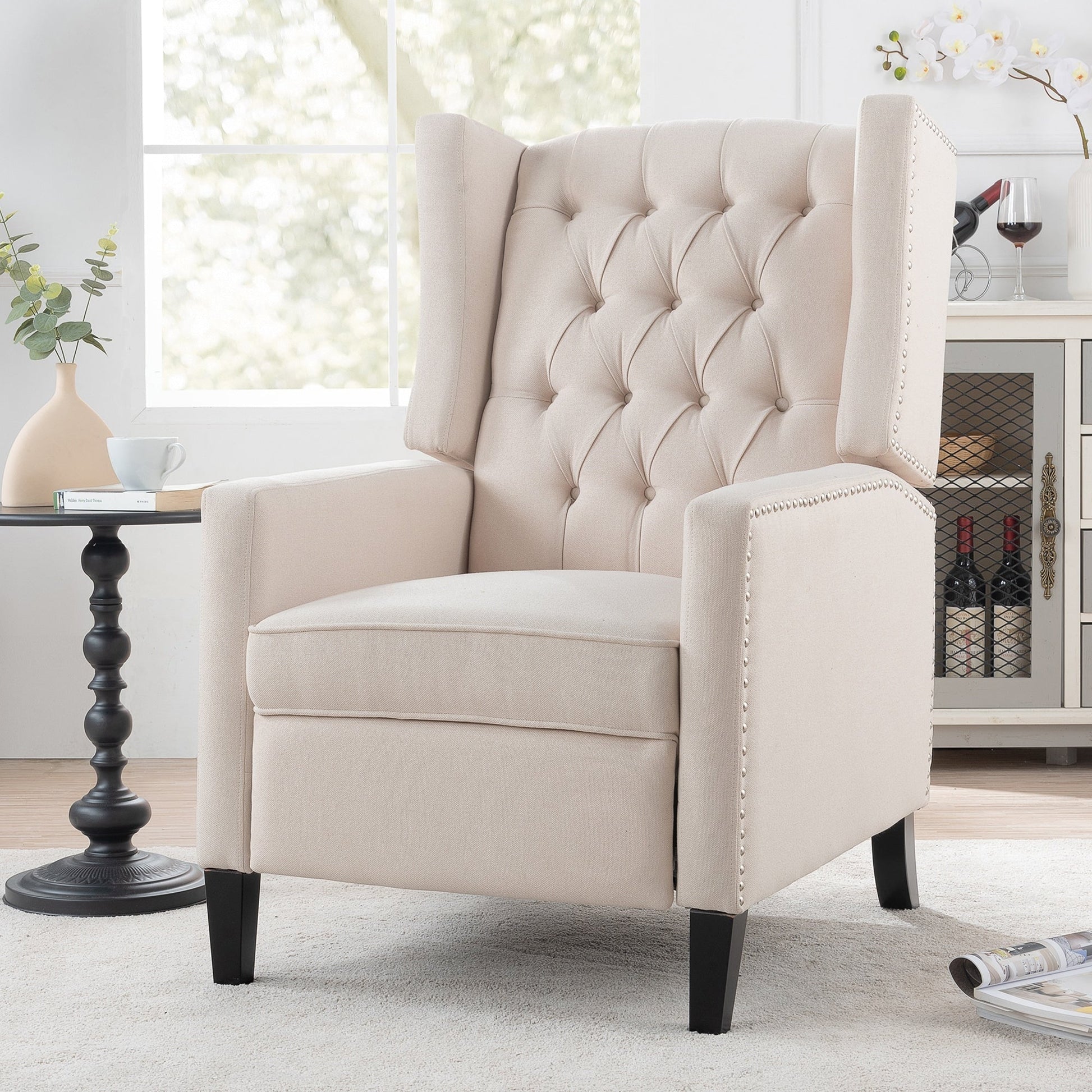 Fauteuil inclinable manuel à accoudoirs de 69 cm de large
