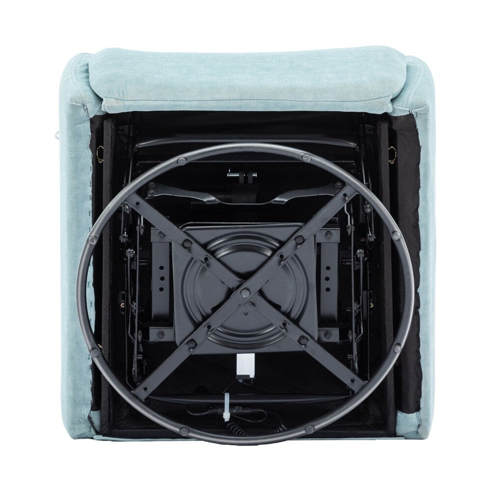 Fauteuil inclinable électrique pivotant à 270 degrés avec porte-téléphone