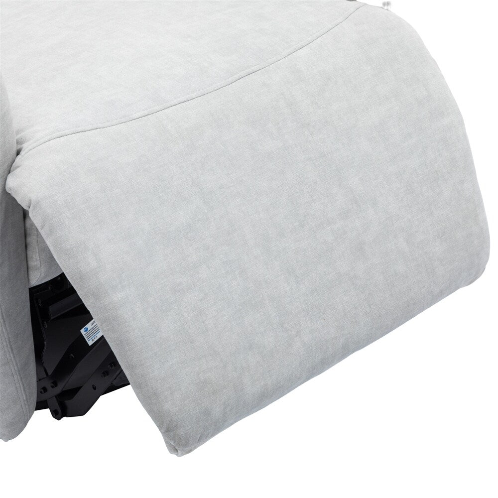 Fauteuil inclinable électrique pivotant à 270 degrés avec porte-téléphone