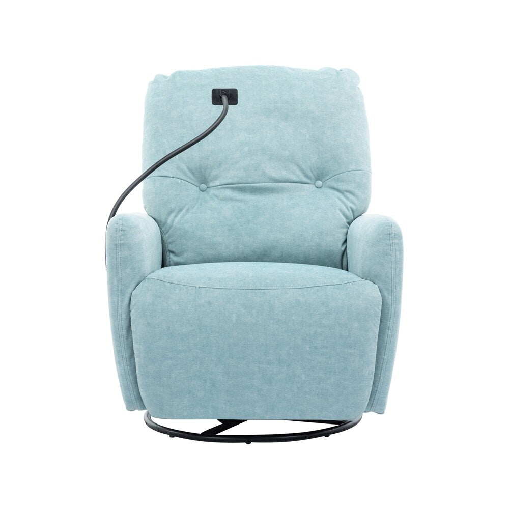 Fauteuil inclinable électrique pivotant à 270 degrés avec porte-téléphone