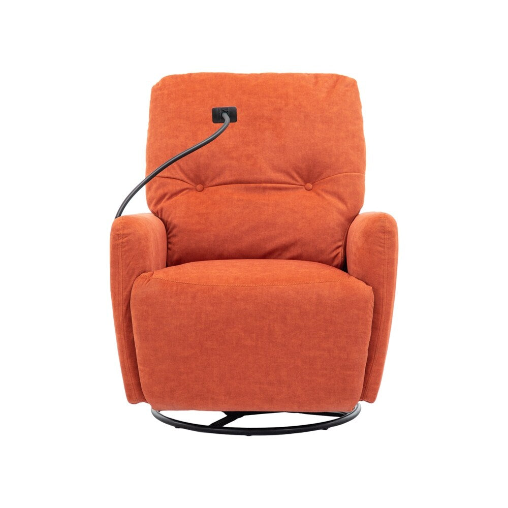 Fauteuil inclinable électrique pivotant à 270 degrés avec porte-téléphone
