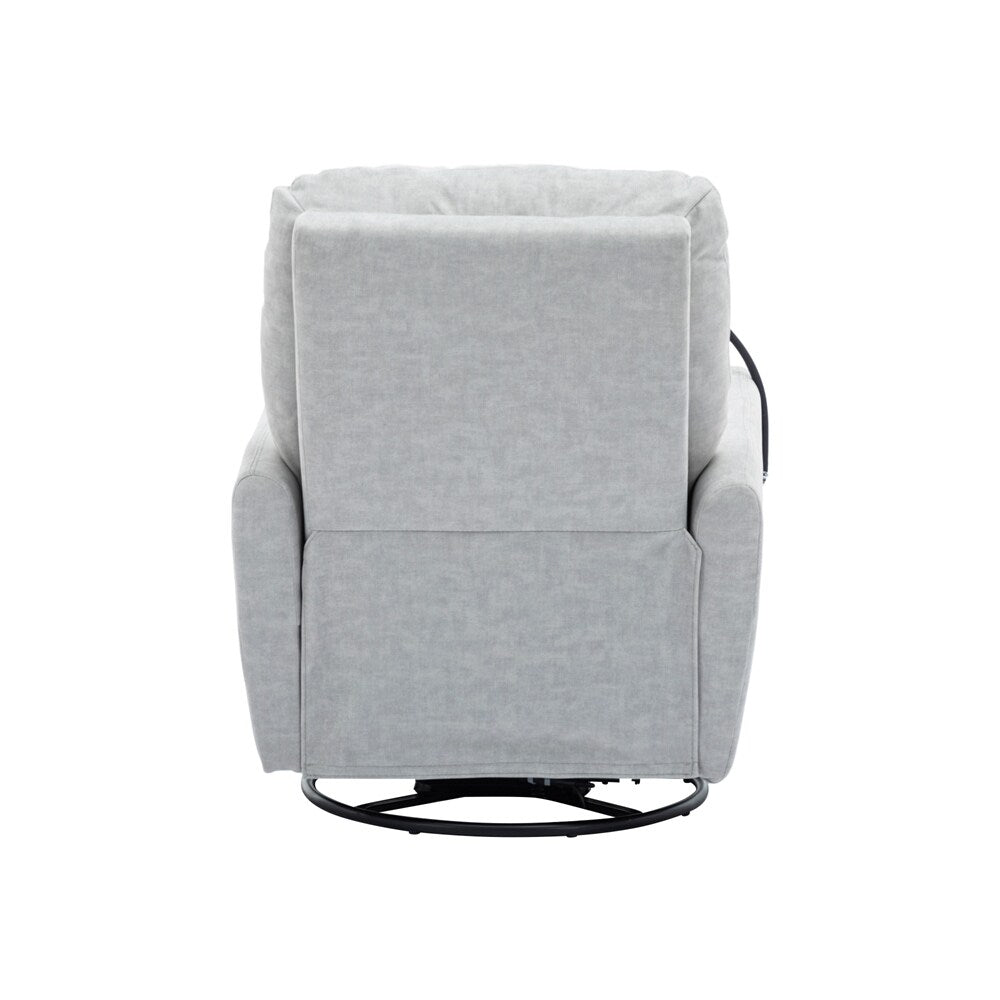 Fauteuil inclinable électrique pivotant à 270 degrés avec porte-téléphone