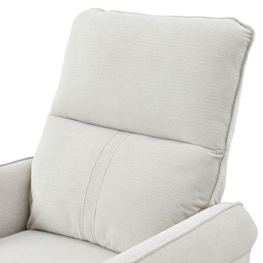 Fauteuil inclinable pivotant et basculant à commande électrique à 270° pour adultes, fauteuil pivotant et basculant, petit fauteuil inclinable électrique