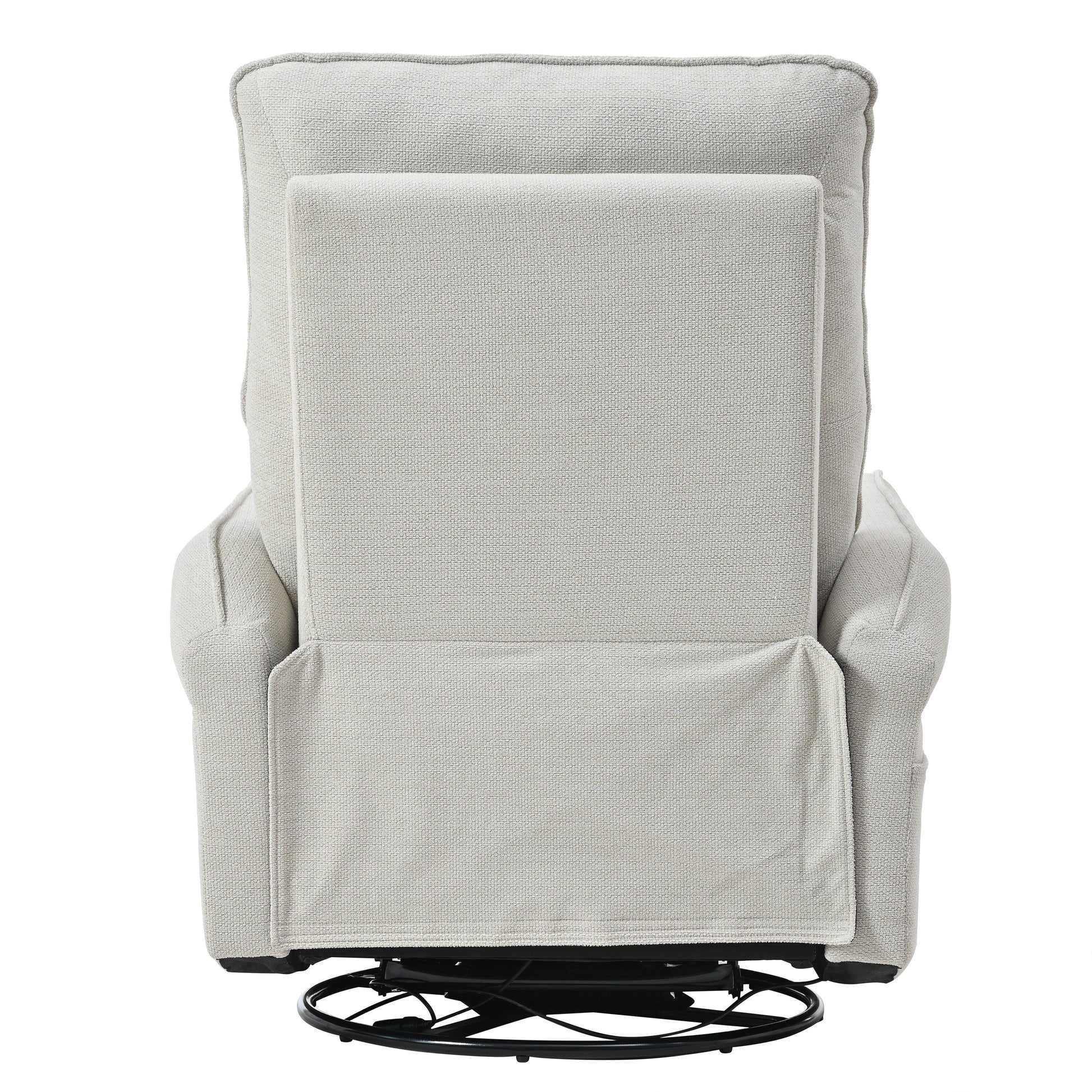 Fauteuil inclinable pivotant et basculant à commande électrique à 270° pour adultes, fauteuil pivotant et basculant, petit fauteuil inclinable électrique