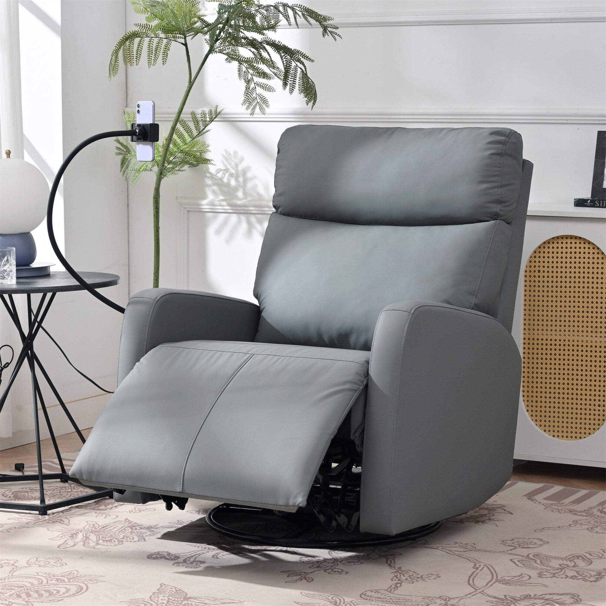 Fauteuil inclinable pivotant à 270° avec fonction électrique