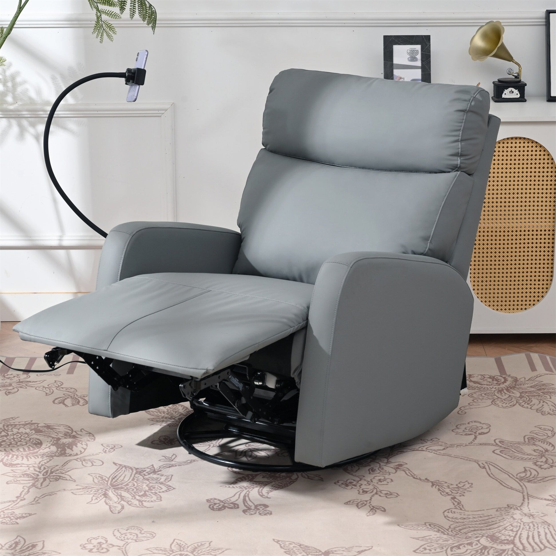 Fauteuil inclinable pivotant à 270° avec fonction électrique