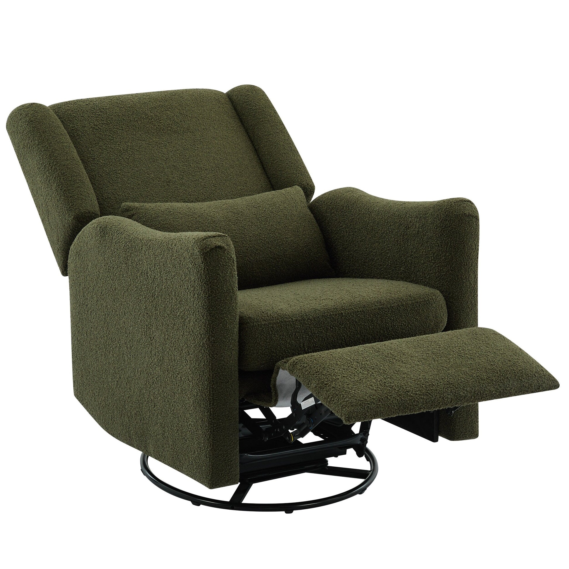 Fauteuil inclinable pivotant à dossier large de 75 cm (29,5 pouces)