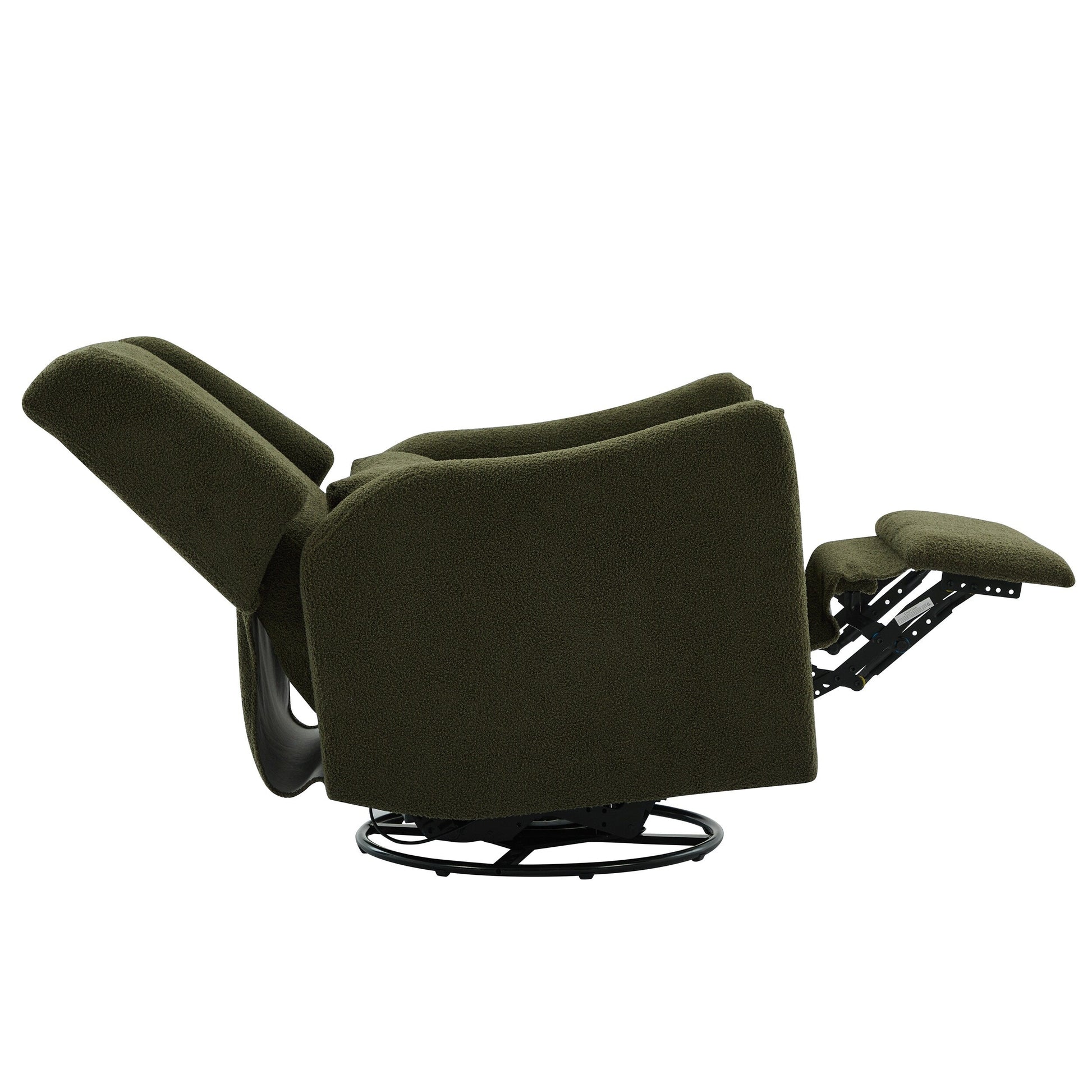 Fauteuil inclinable pivotant à dossier large de 75 cm (29,5 pouces)