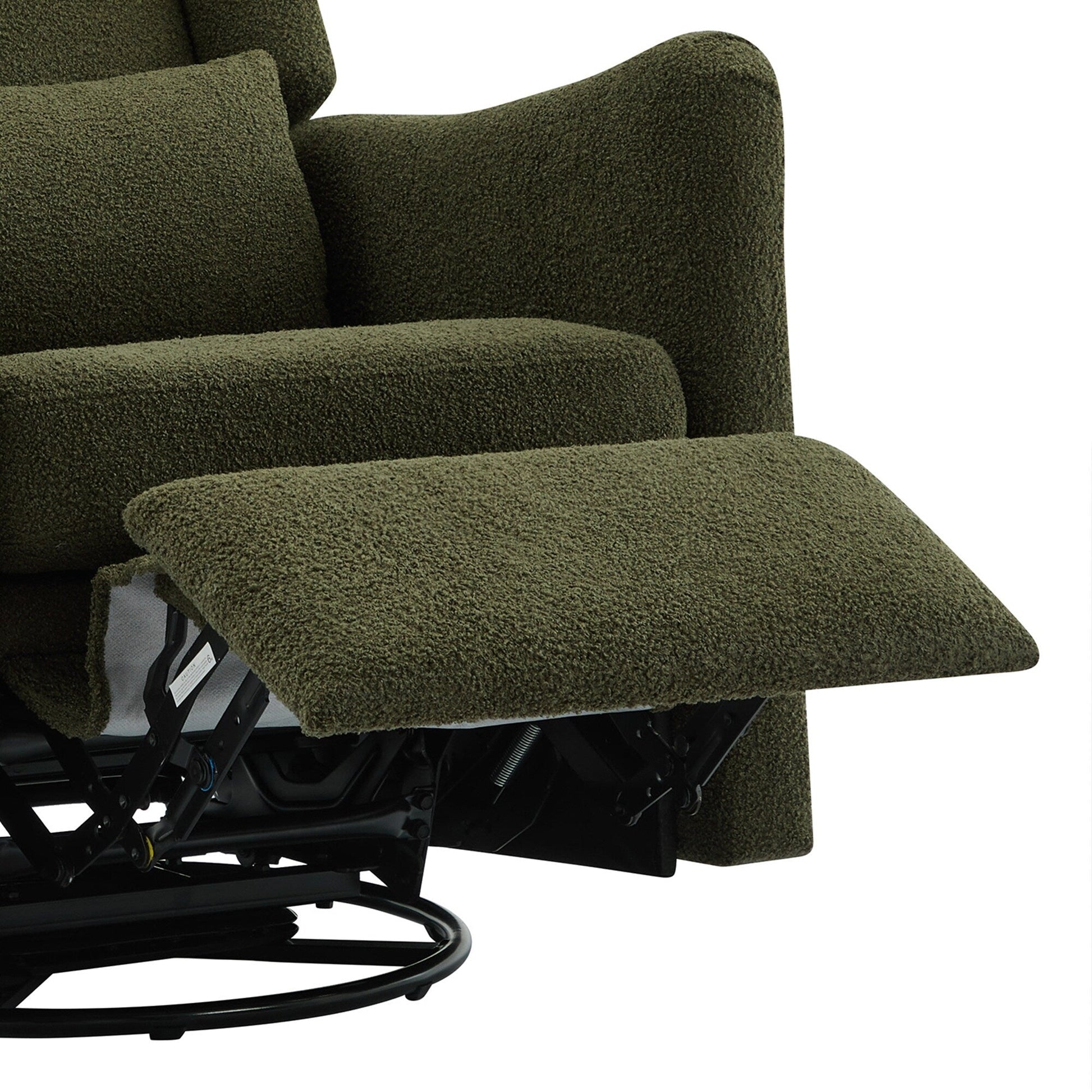 Fauteuil inclinable pivotant à dossier large de 75 cm (29,5 pouces)