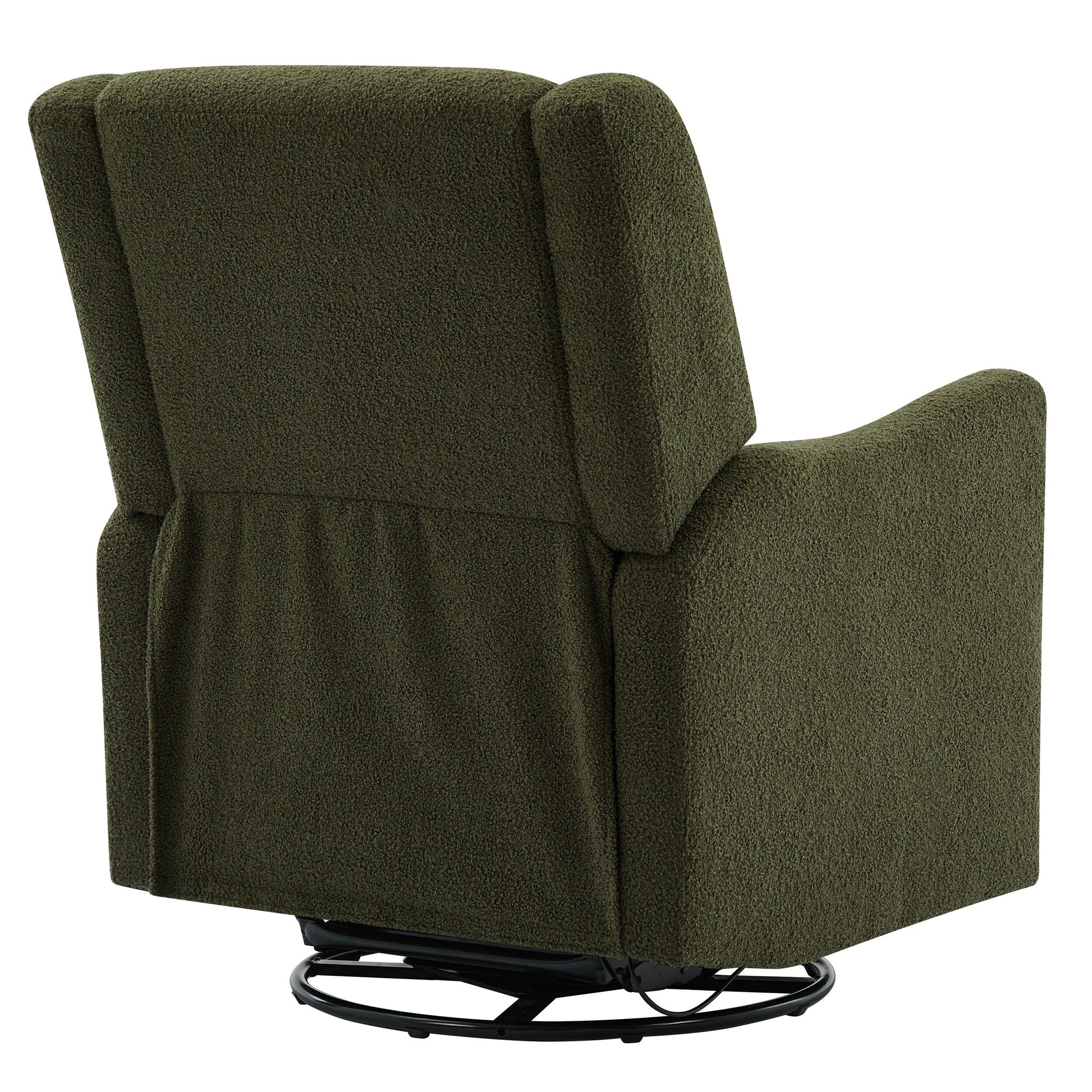 Fauteuil inclinable pivotant à dossier large de 75 cm (29,5 pouces)