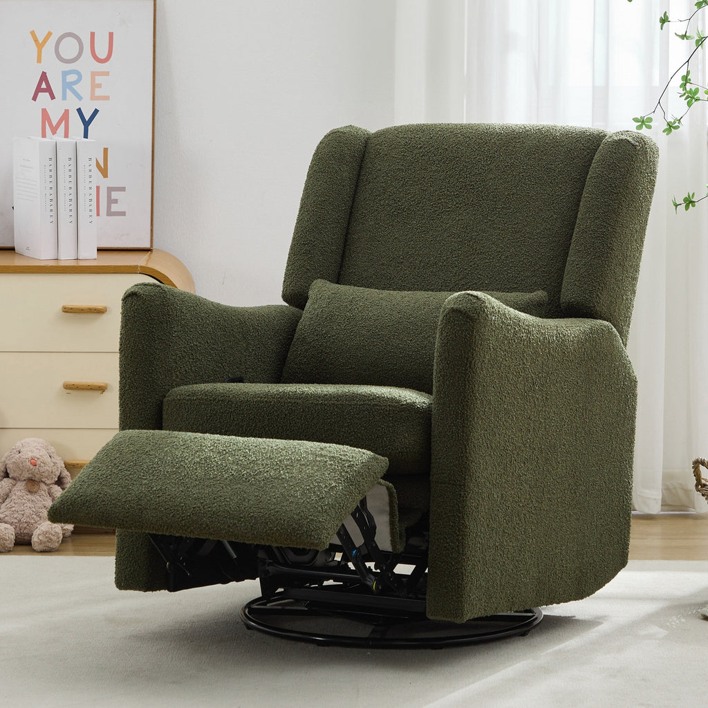 Fauteuil inclinable pivotant à dossier large de 75 cm (29,5 pouces)