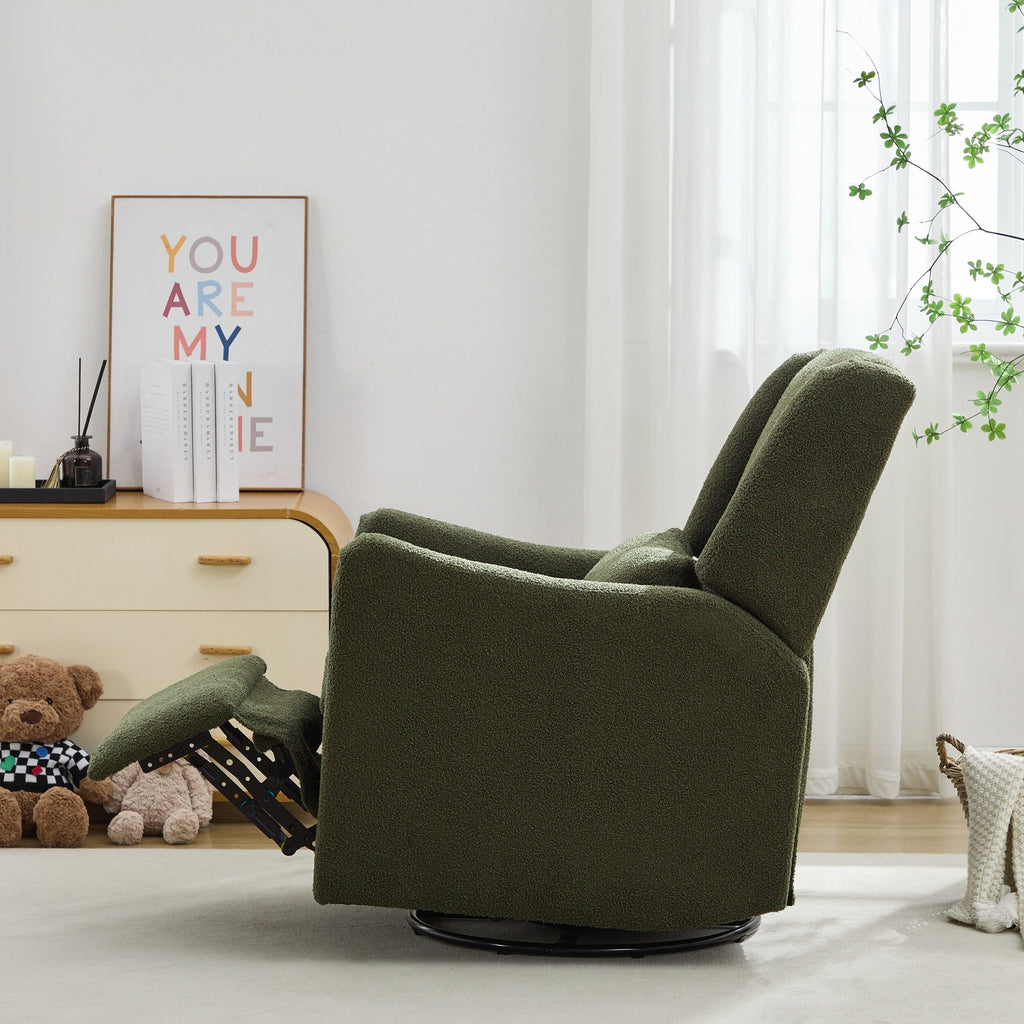 Fauteuil inclinable pivotant à dossier large de 75 cm (29,5 pouces)