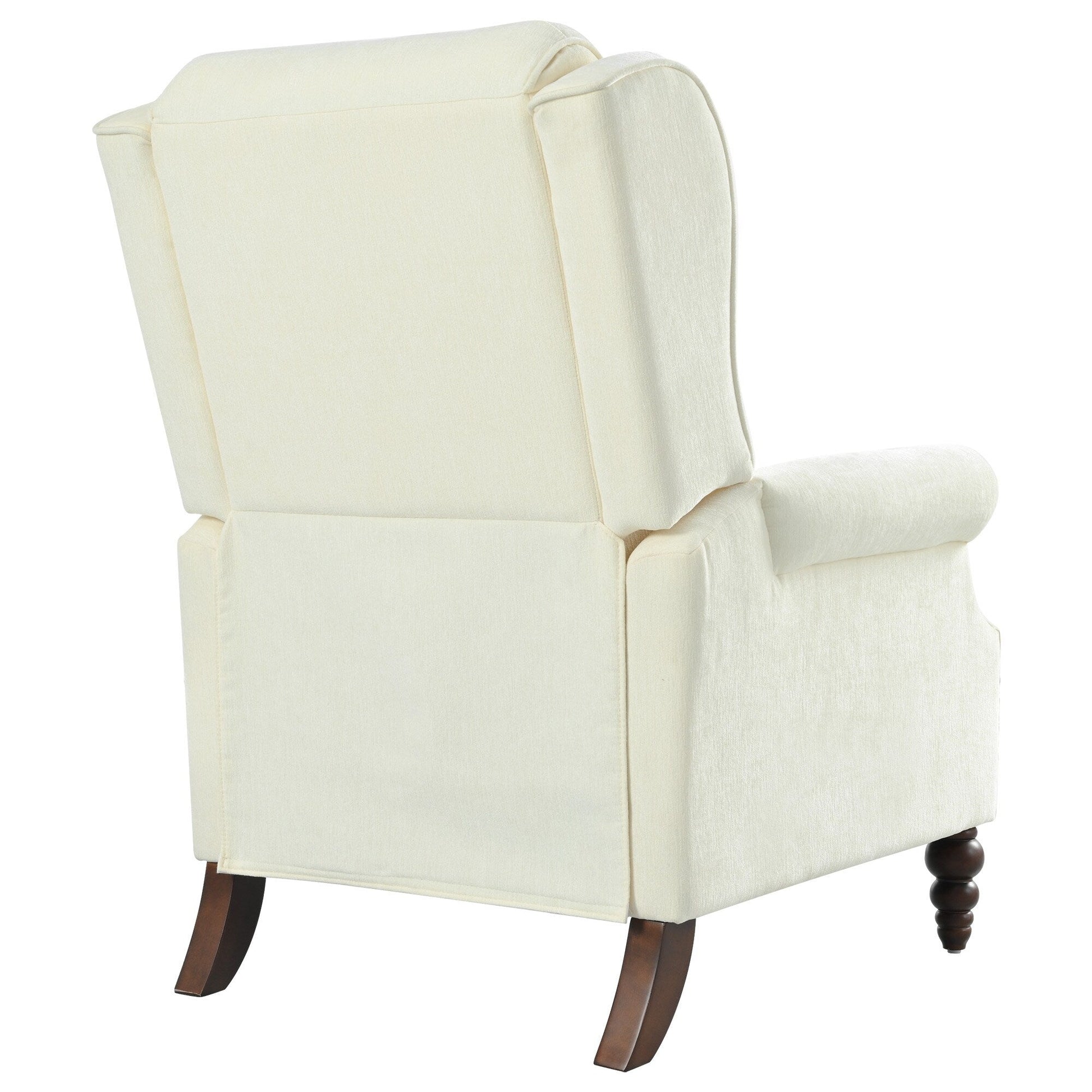 Fauteuil inclinable à dossier basculant 29,75 pouces, recouvert de tissu.