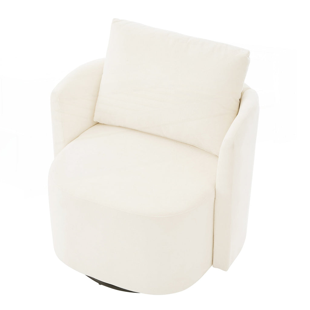 Fauteuil à accoudoirs en forme de tonneau de 76 cm (29,9 pouces)