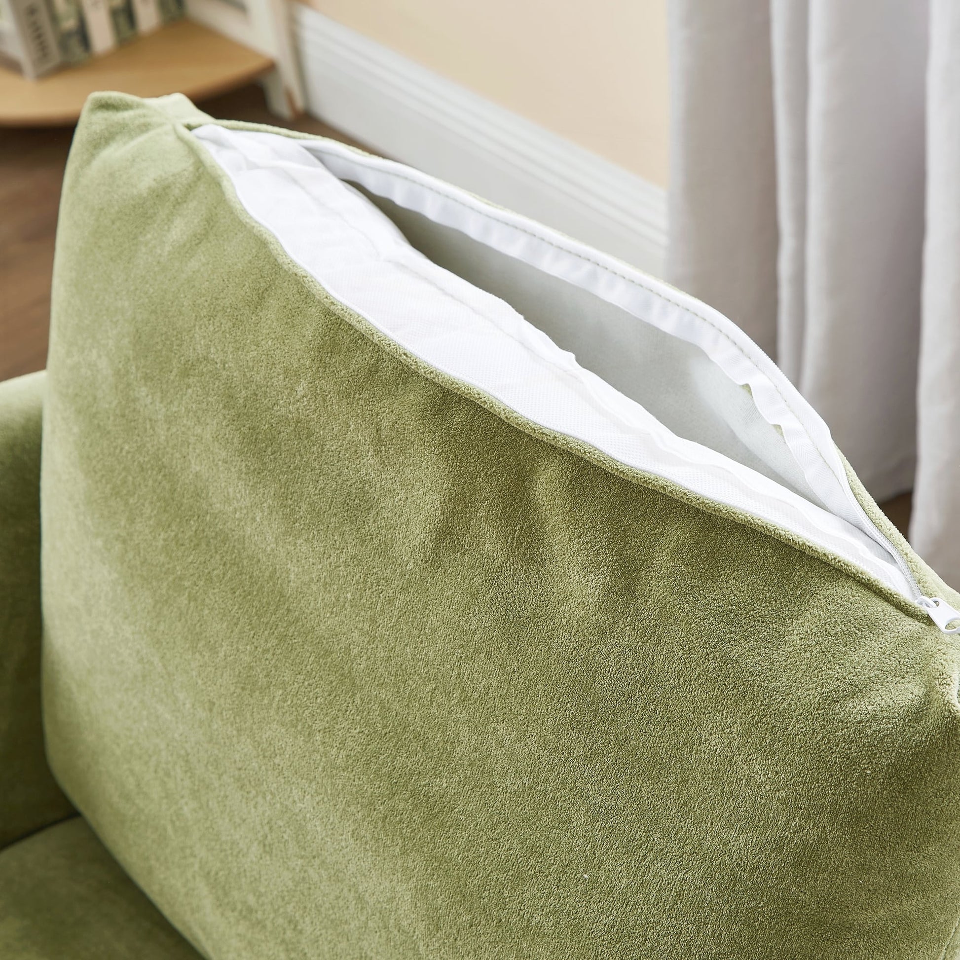 Fauteuil à accoudoirs en forme de tonneau de 76 cm (29,9 pouces)